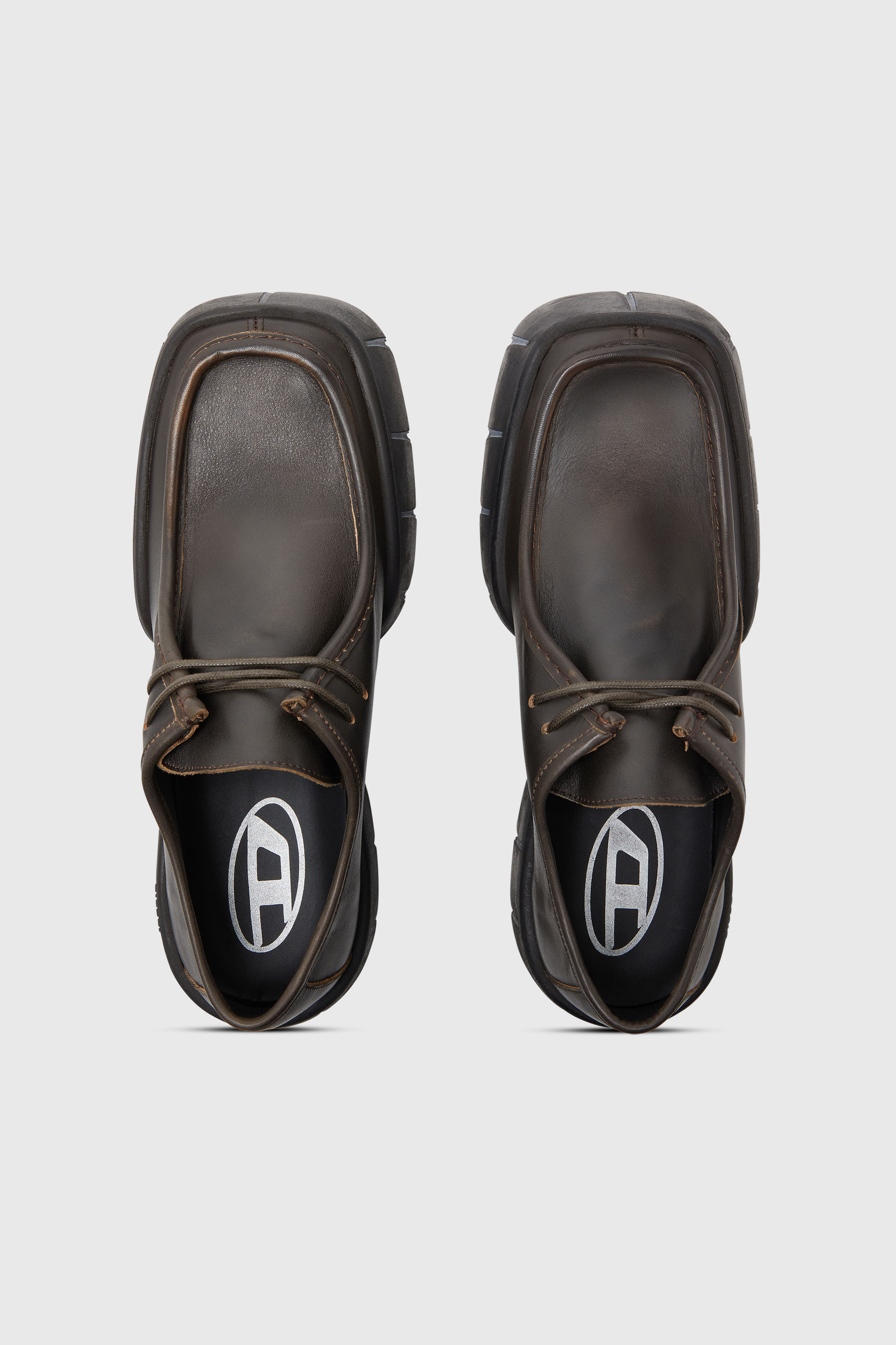 Diesel - D-TEX WB, D-Tex-Scarpa mocassino in pelle spazzolata Uomo in Marrone - 5