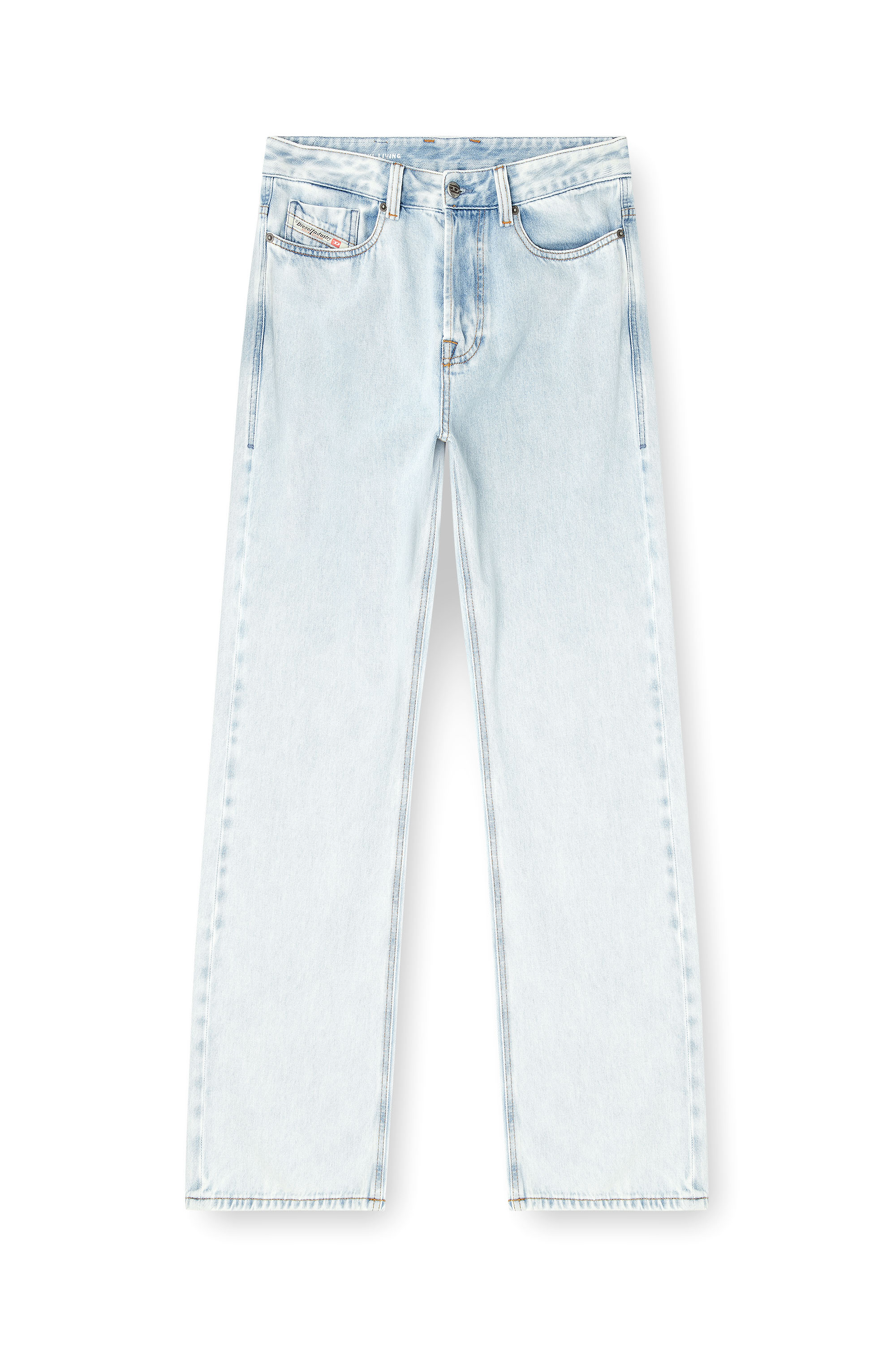 Diesel - Relaxed Jeans 1980 D-Eeper 09M74 Uomo, Blu Chiaro - Image 3