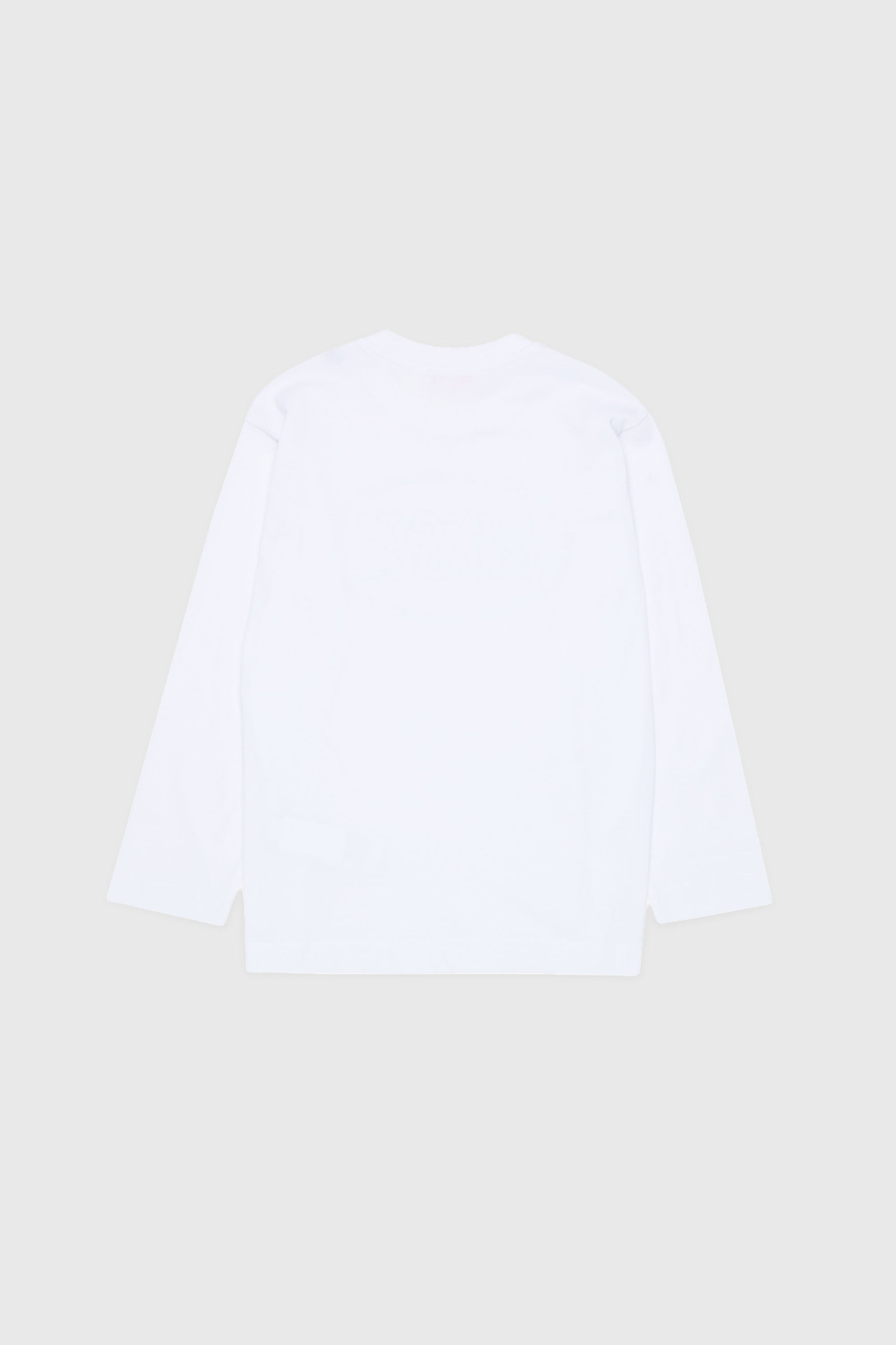 Diesel - TCIRCLELS OVER, T-shirt a manica lunga con logo Oval D Uomo in Bianco - 2