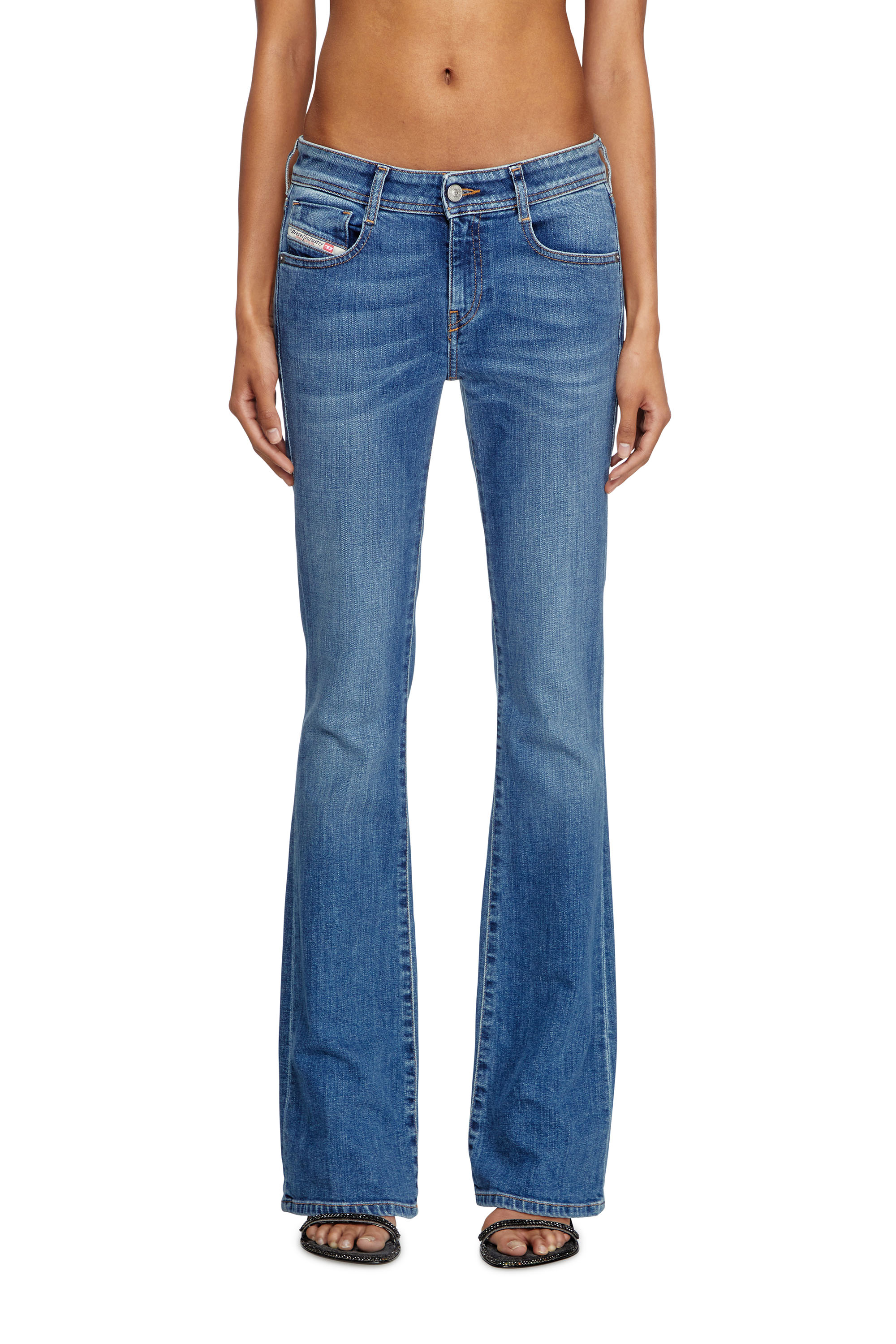 Diesel - Bootcut Jeans 1969 D-Ebbey 09L02 Donna, Blu medio - Image 1