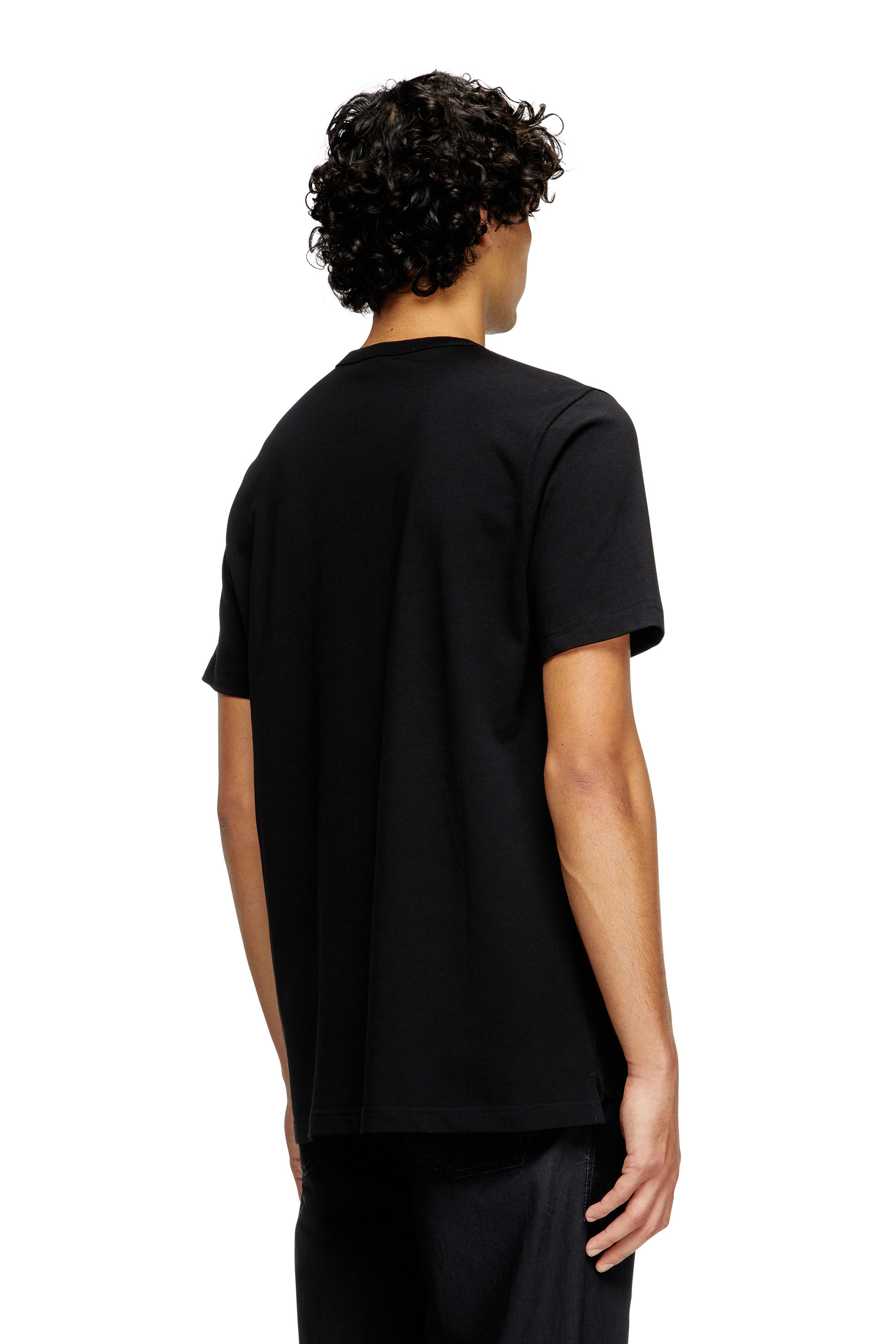 Diesel - T-ADJUST-OD, T-shirt con Oval D metallica Uomo in ToBeDefined - 4