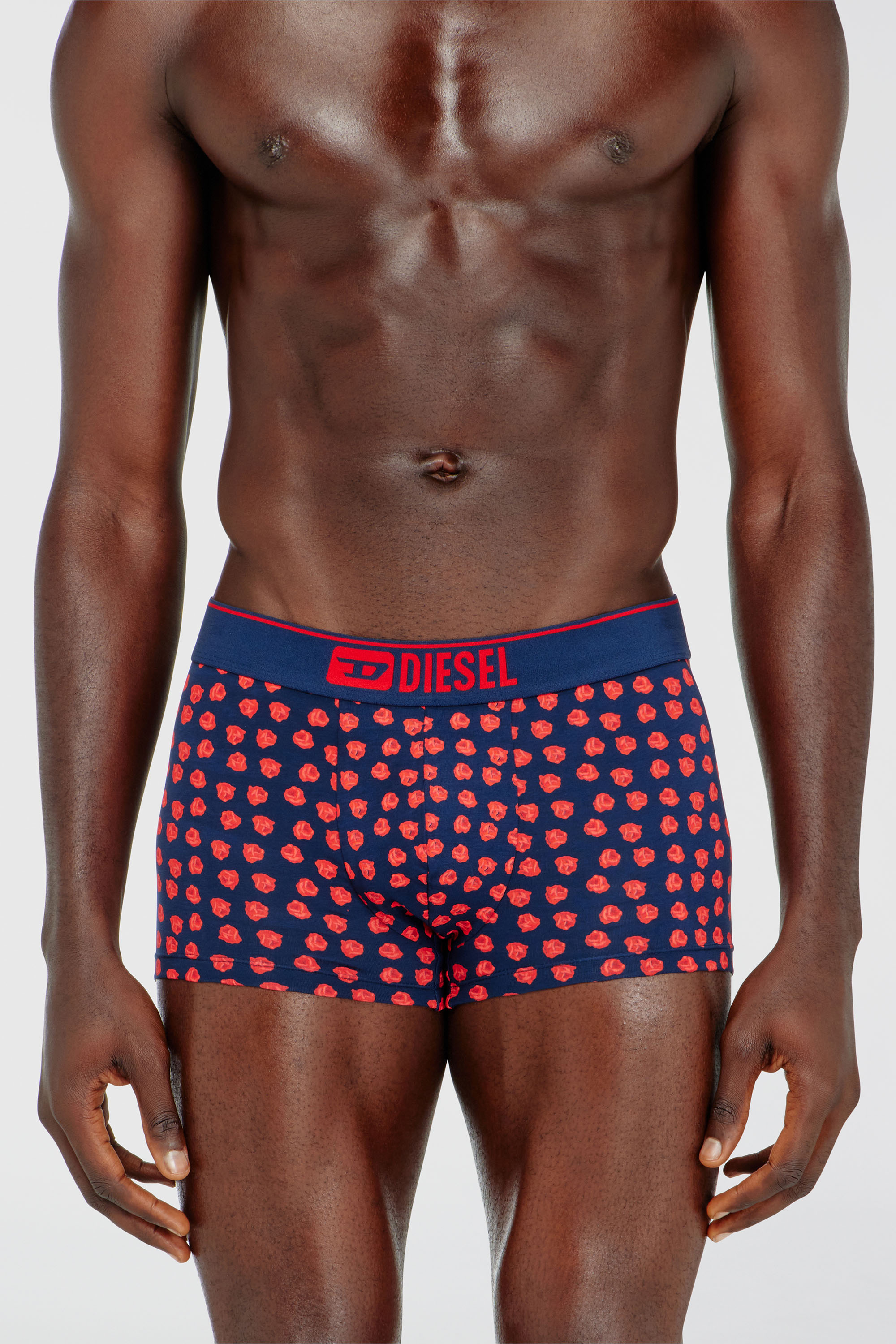Diesel - DAMIEN-D-BOX-3PACK, Set da tre boxer lunghi con stampa rose Uomo in Multicolor - 2
