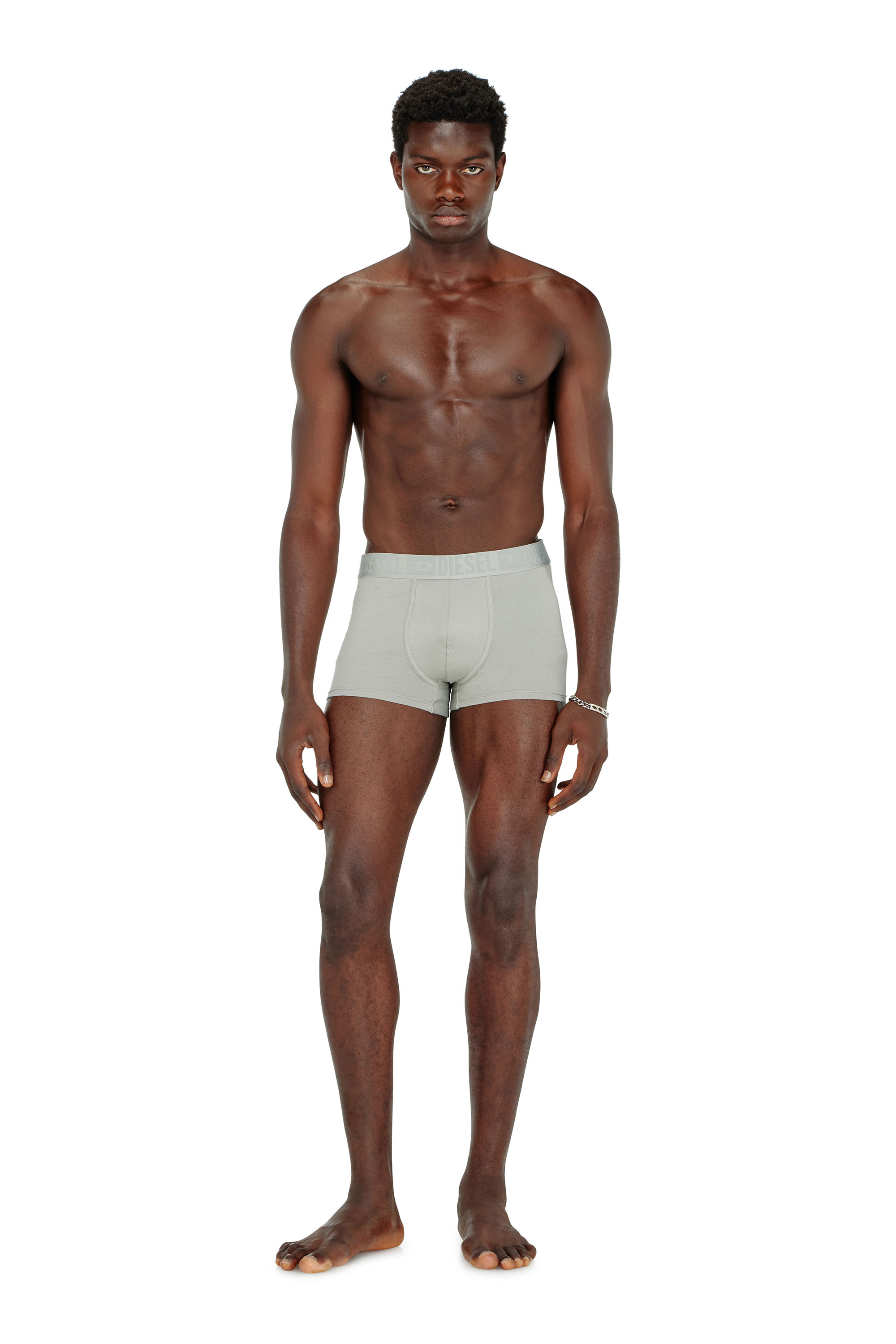 Diesel - MIKE-D-CORE-3PACK, Set da tre boxer in cotone elasticizzato con fascia in vita tono su tono Uomo in ToBeDefined - 1