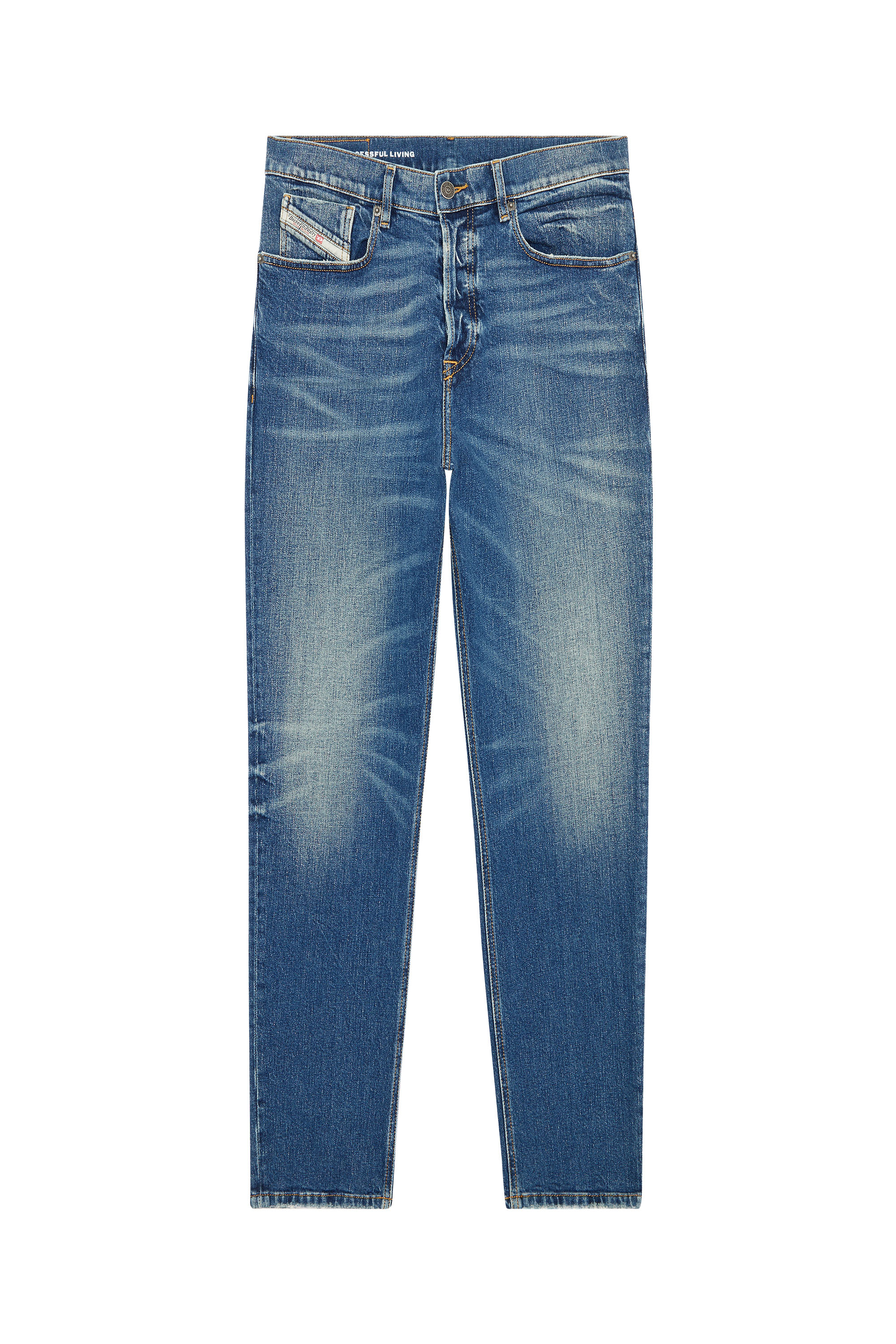 Diesel - Tapered Jeans 2005 D-Fining 007L1, Blu medio - Image 5