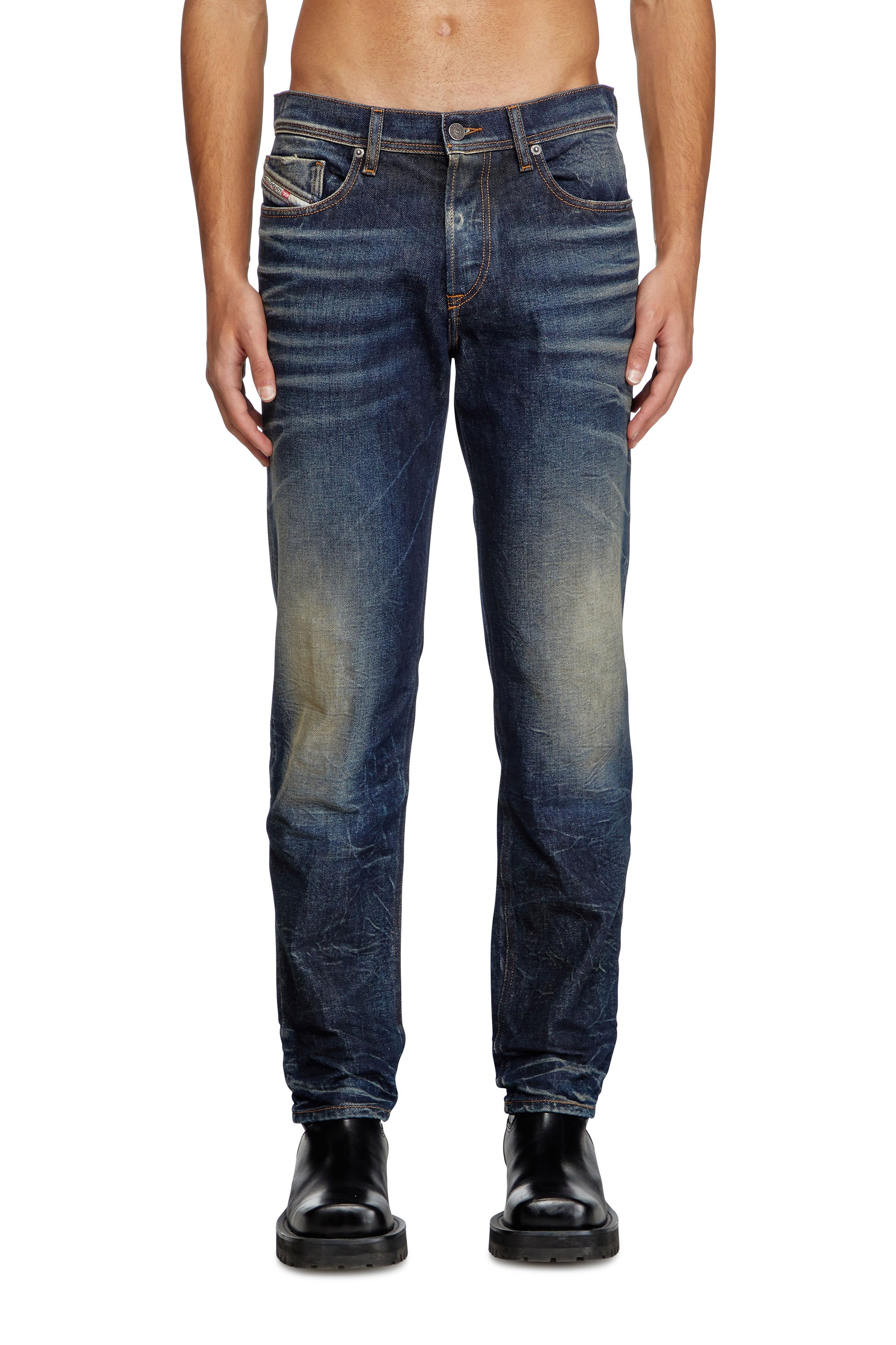 Diesel - Regular Jeans 2023 D-Finitive 09L22 Uomo, Blu Scuro - Image 1