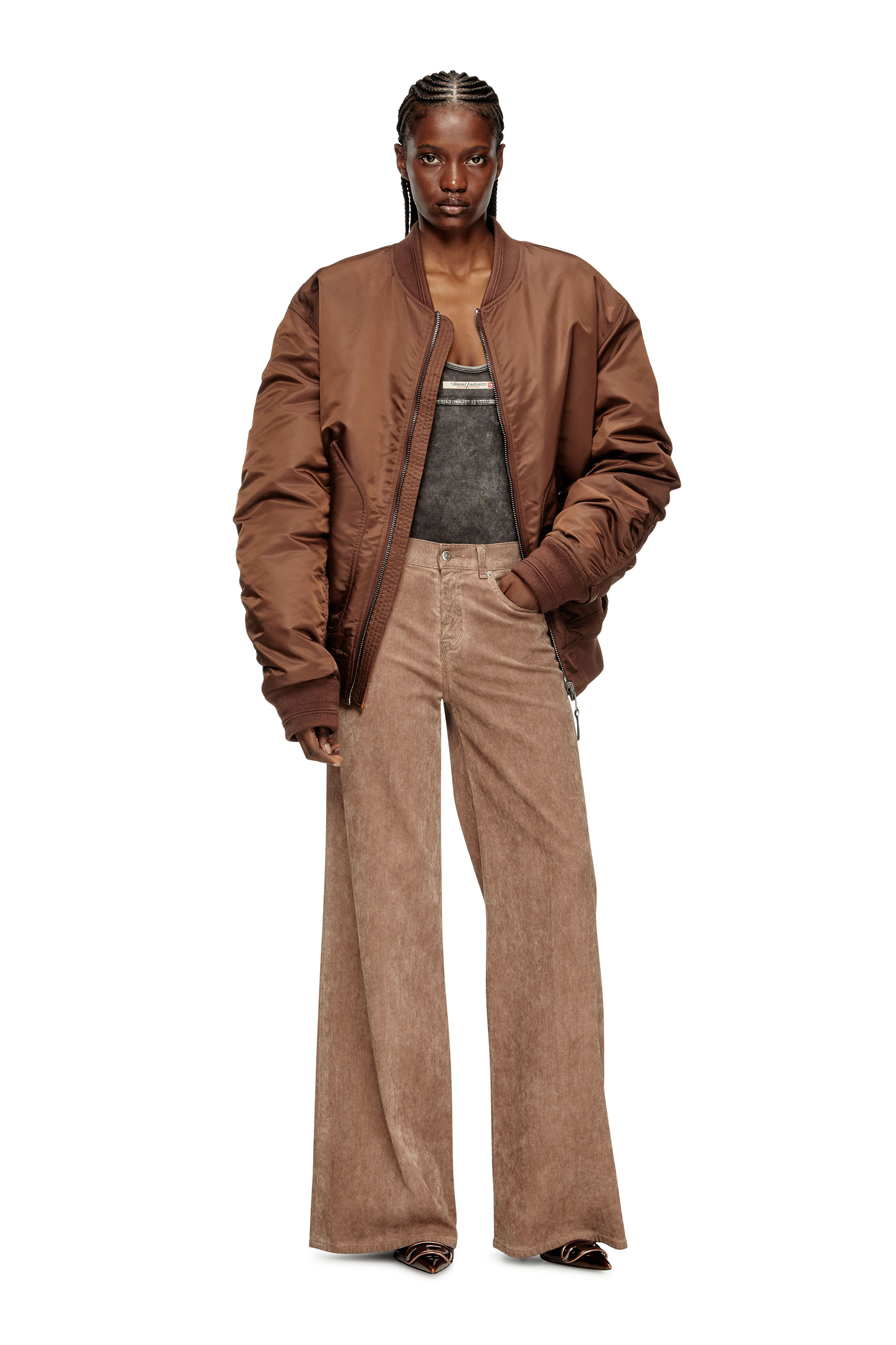 Diesel - Flare Jeans 1978 D-Akemi 068SD Donna, Rosa - Image 2