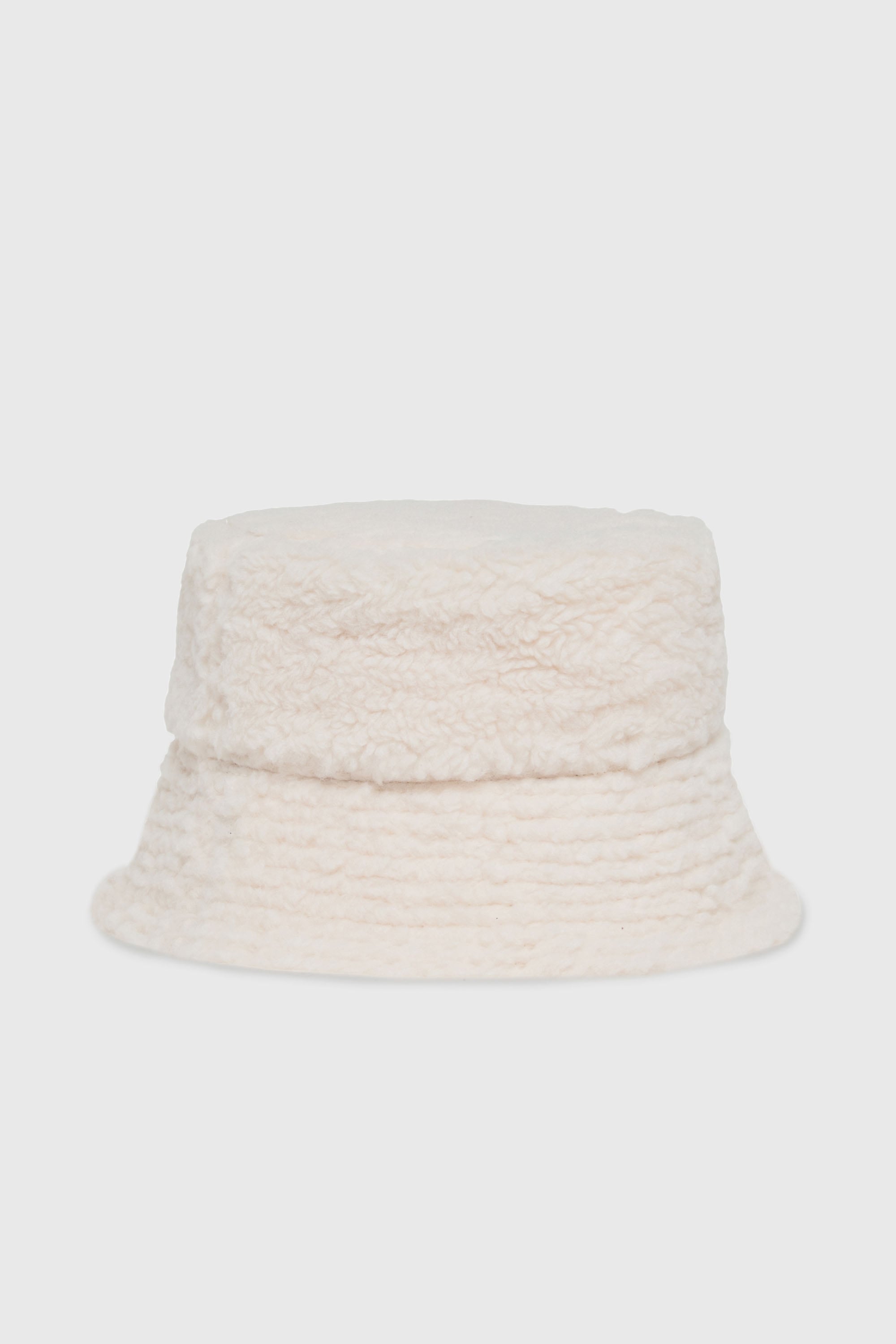 Diesel - FBONT, Cappello bucket in tessuto pile morbido Unisex in Bianco - 2