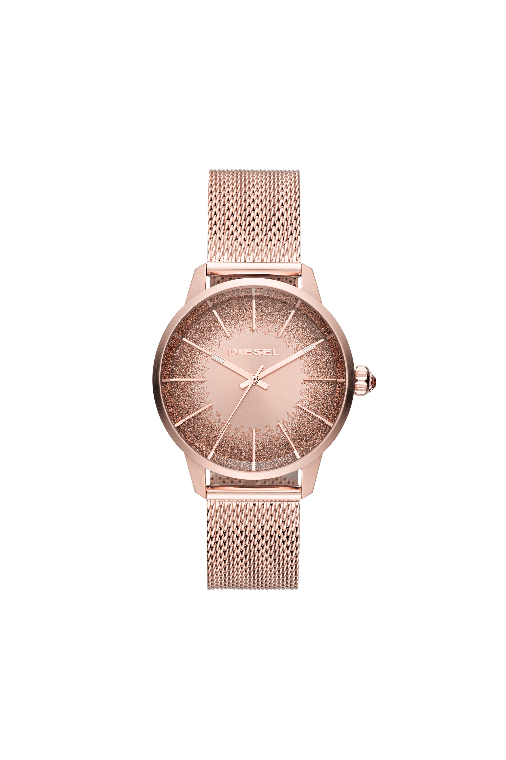 Diesel - DZ5592, Castilla orologio a tre lancette in acciaio inossidabile color oro rosa Donna in Rosa - 1