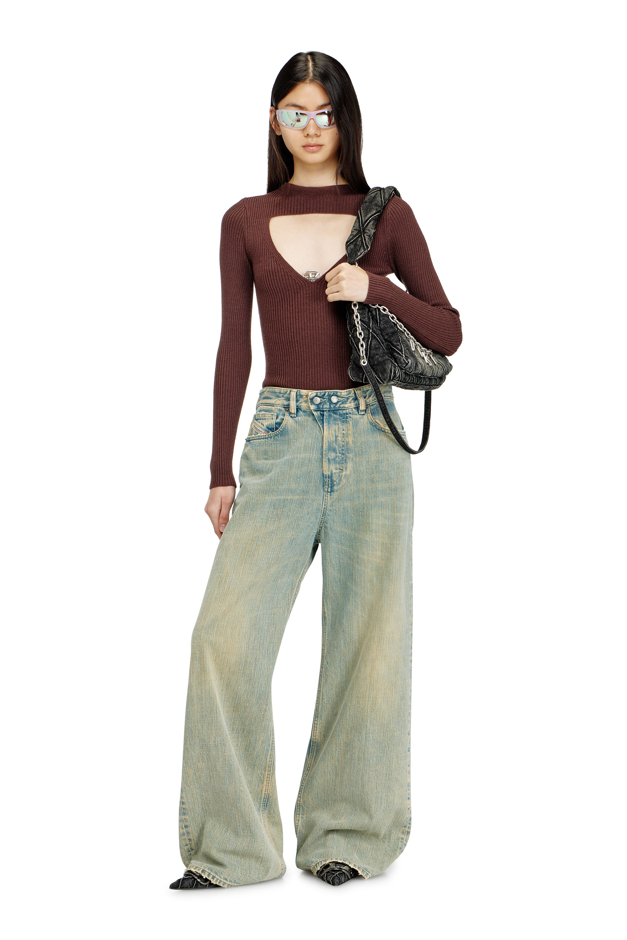 Diesel - Relaxed Jeans 1996 D-Sire 007CY Donna, Blu medio - Image 2