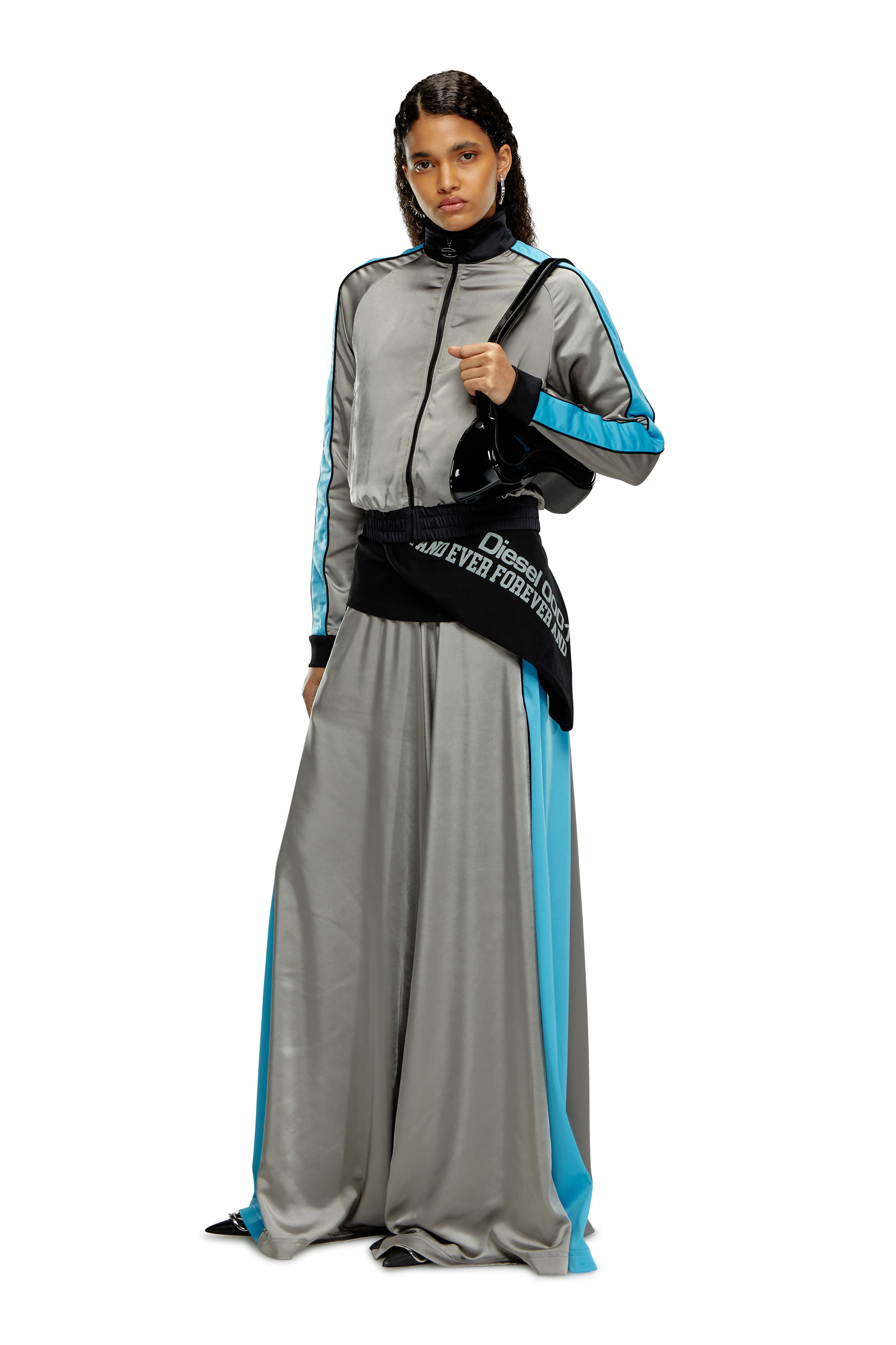 Diesel - PLAY CROSSBODY, Play-Borsa crossbody lucida Donna in Nero - 6