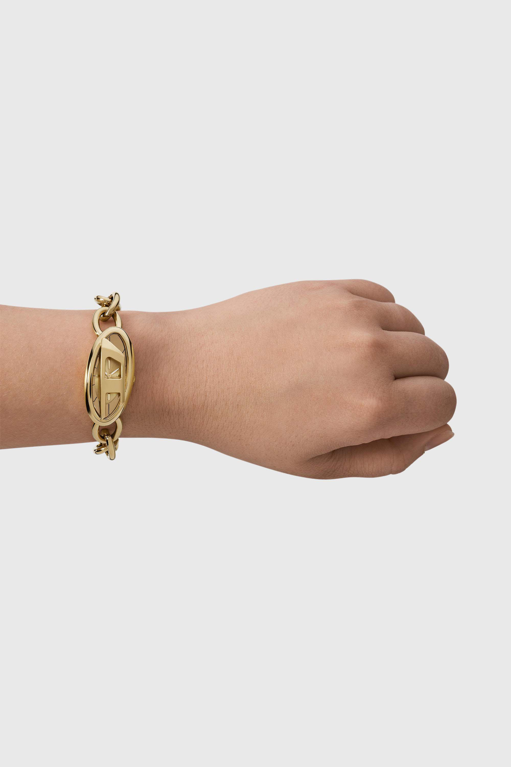 Diesel - DZ5611 WATCH, Orologio D-Era in acciaio inossidabile dorato con due lancette Donna in Oro - 4