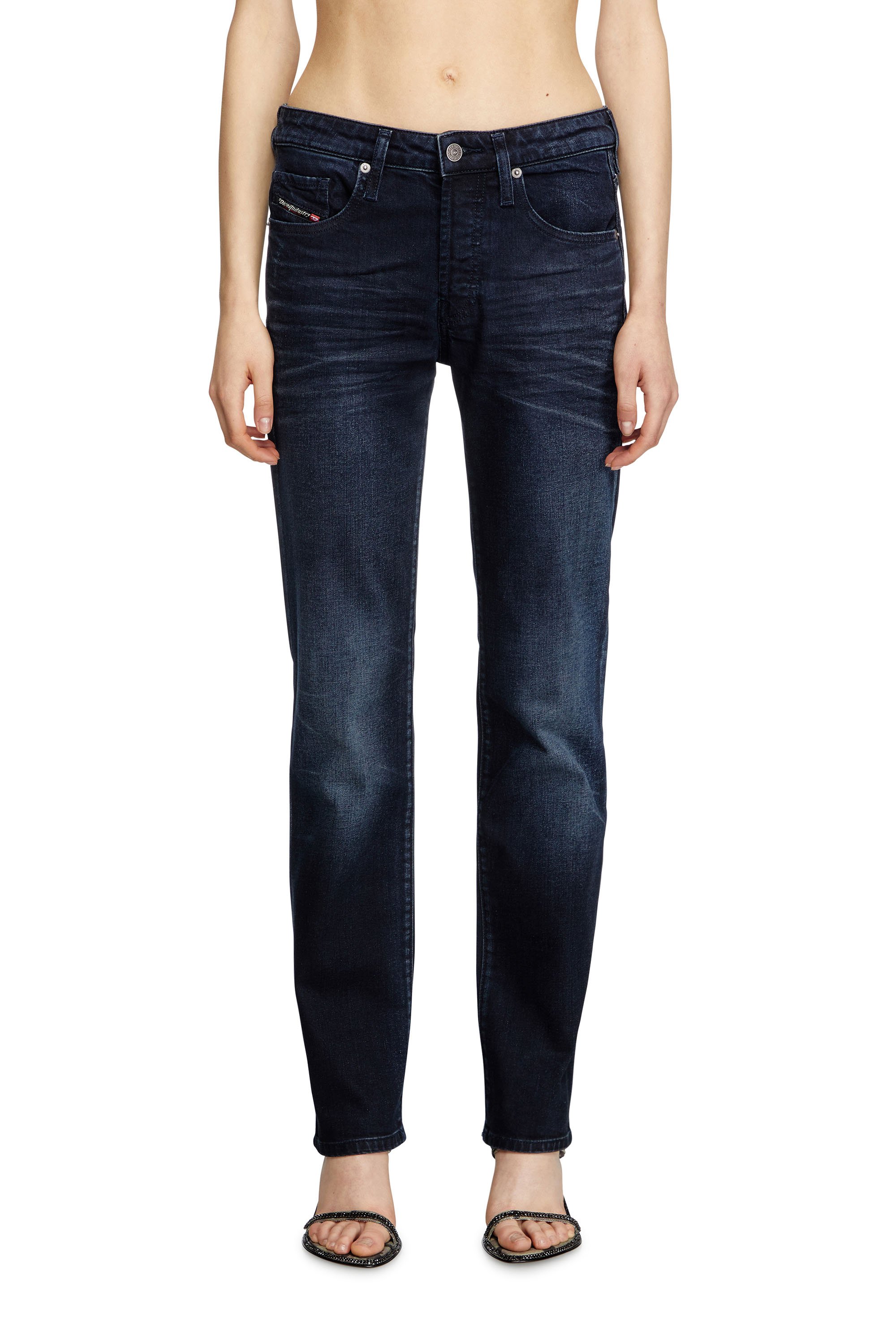 Diesel - Regular Jeans 1989 D-Mine 0BMBX Donna, Blu Scuro - Image 1