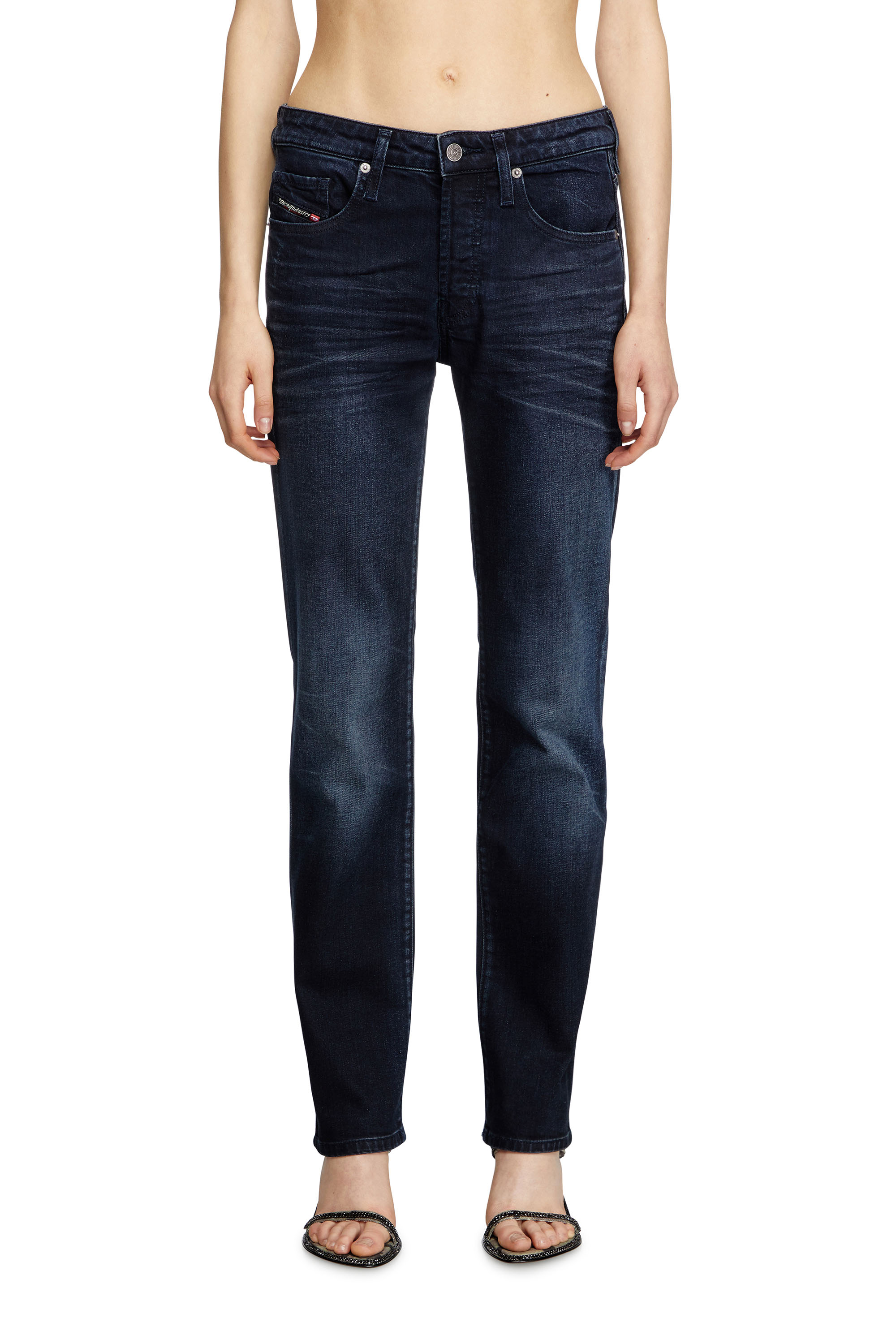 Diesel - Regular Jeans 1989 D-Mine 0BMBX Donna, Blu Scuro - Image 3