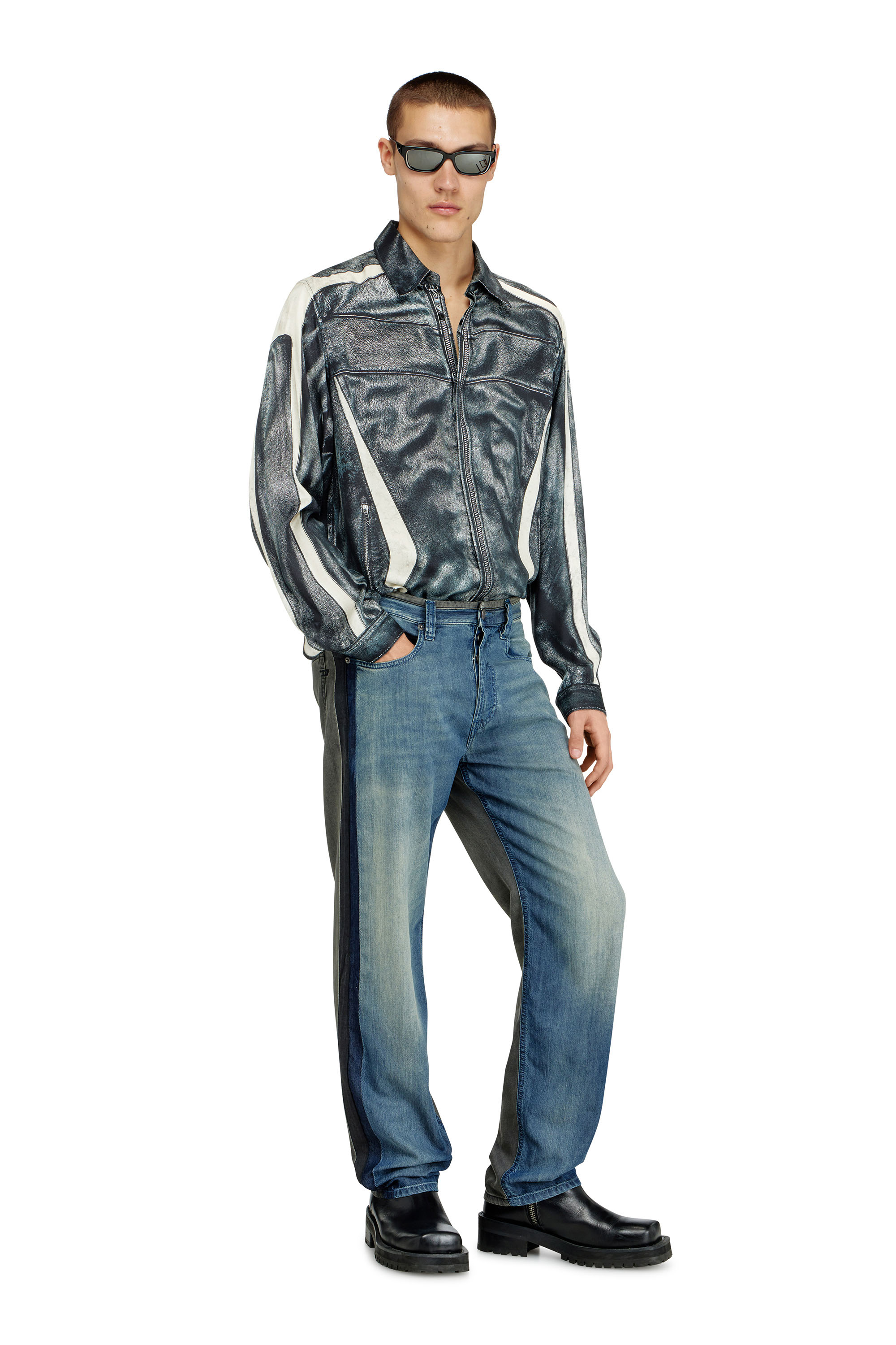Diesel - Regular Jeans 2024 D-Macs 0CECB Uomo, Blu medio - Image 1