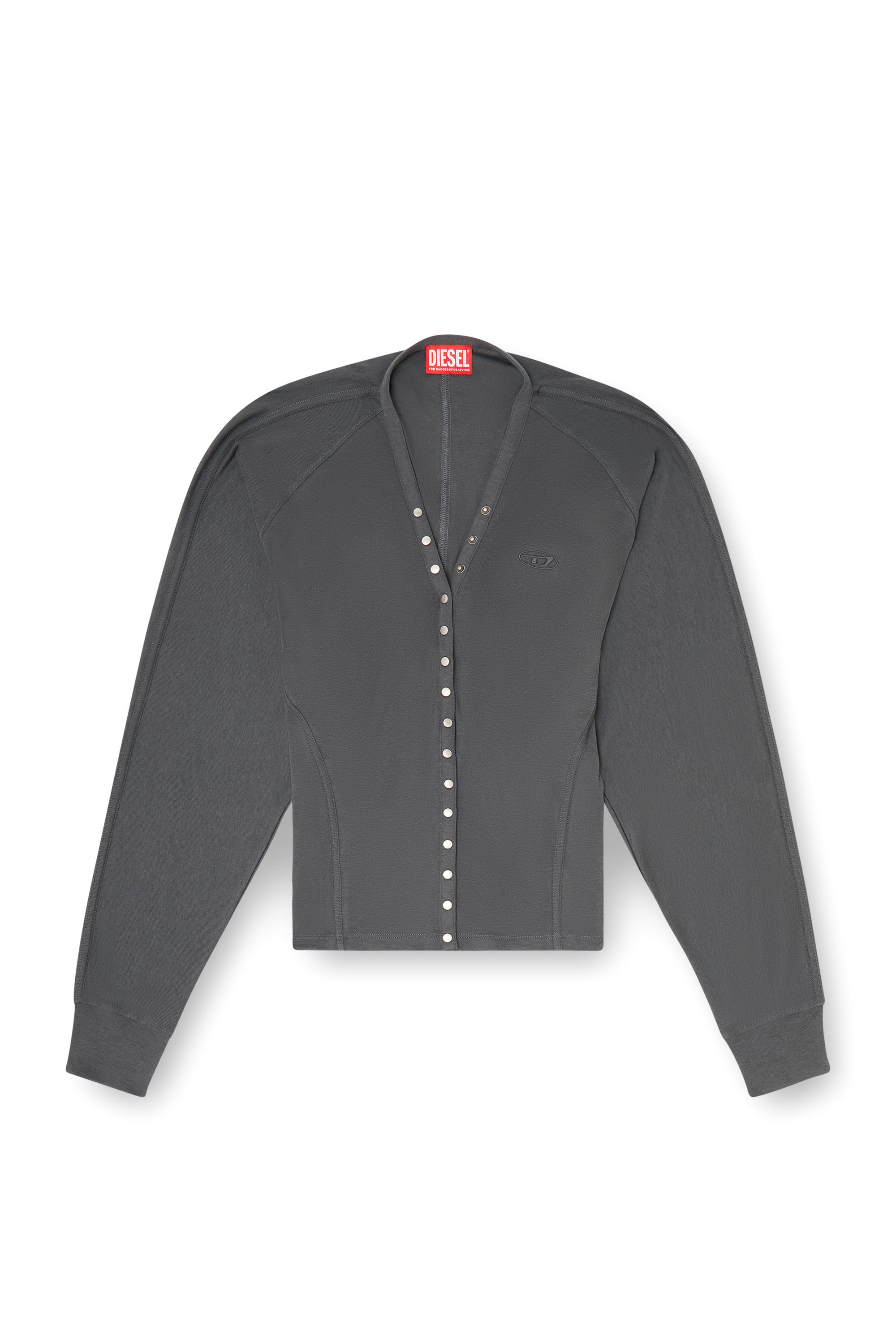 Diesel - T-ISERINA, Cardigan in misto Tencel con maniche a pipistrello Donna in ToBeDefined - 2