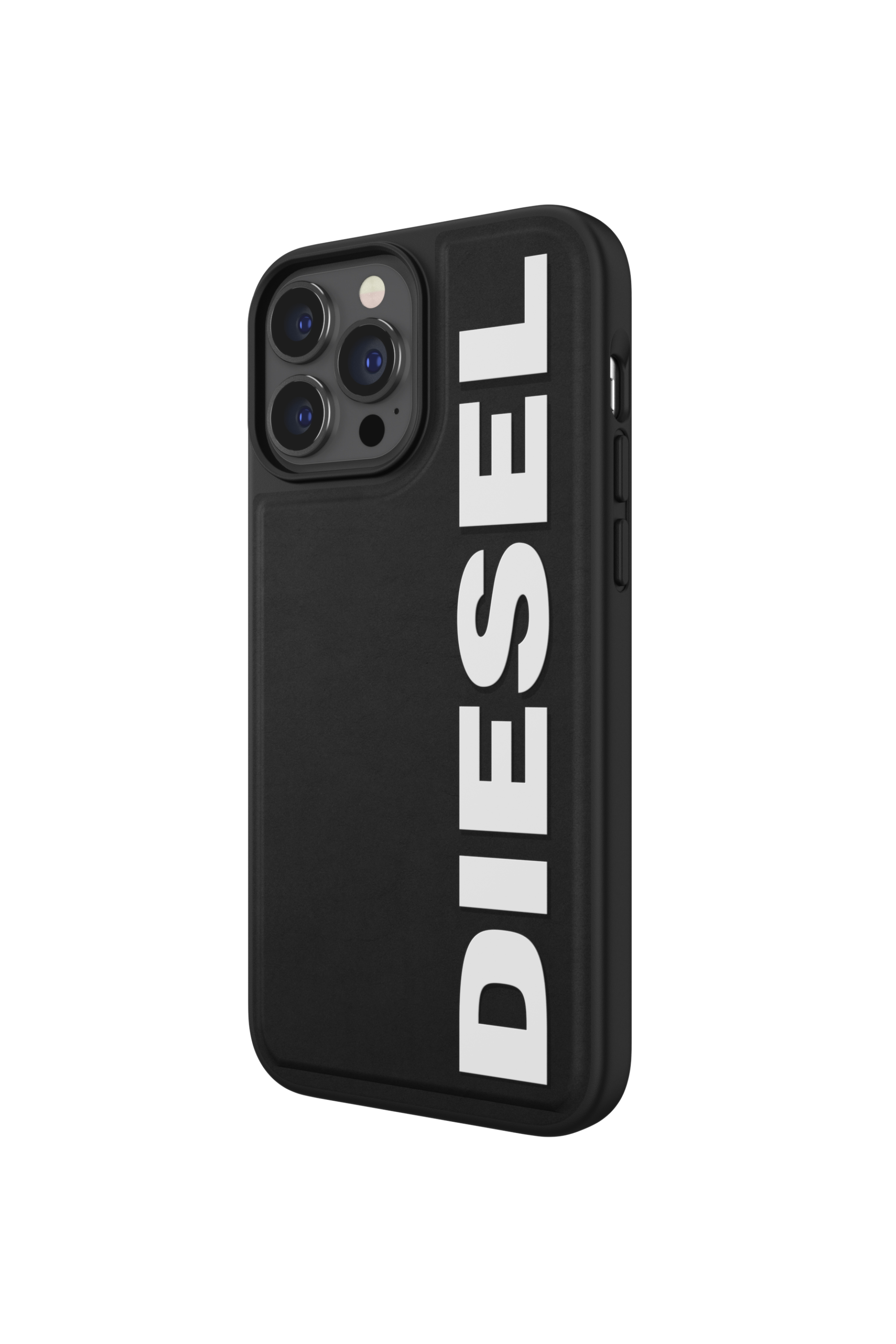 Diesel - 47155 STANDARD CASE, Custodia sagomata per iPhone 13 Pro Max Unisex in Nero - 4