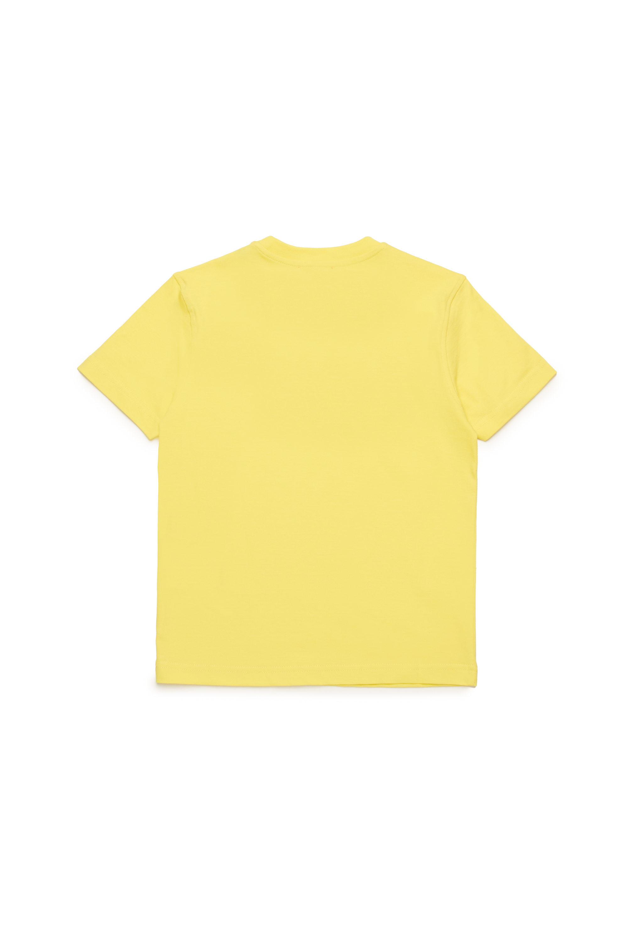 Diesel - TDIEGORL6, T-shirt con logo sbavato Uomo in Giallo - 2