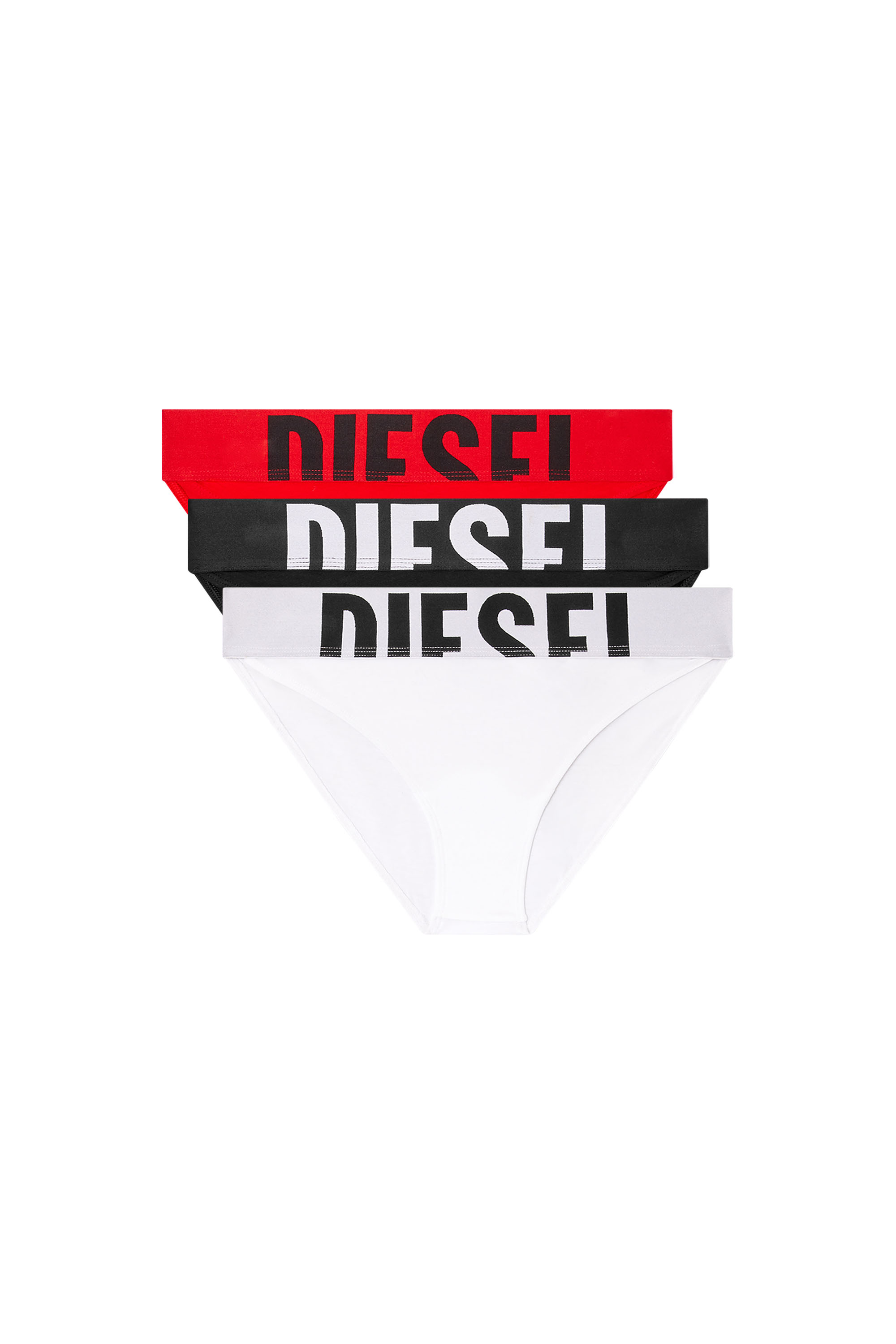 Diesel - LOLA-D-POP-3PACK, Set da tre slip con logo tagliato Donna in Multicolor - 2