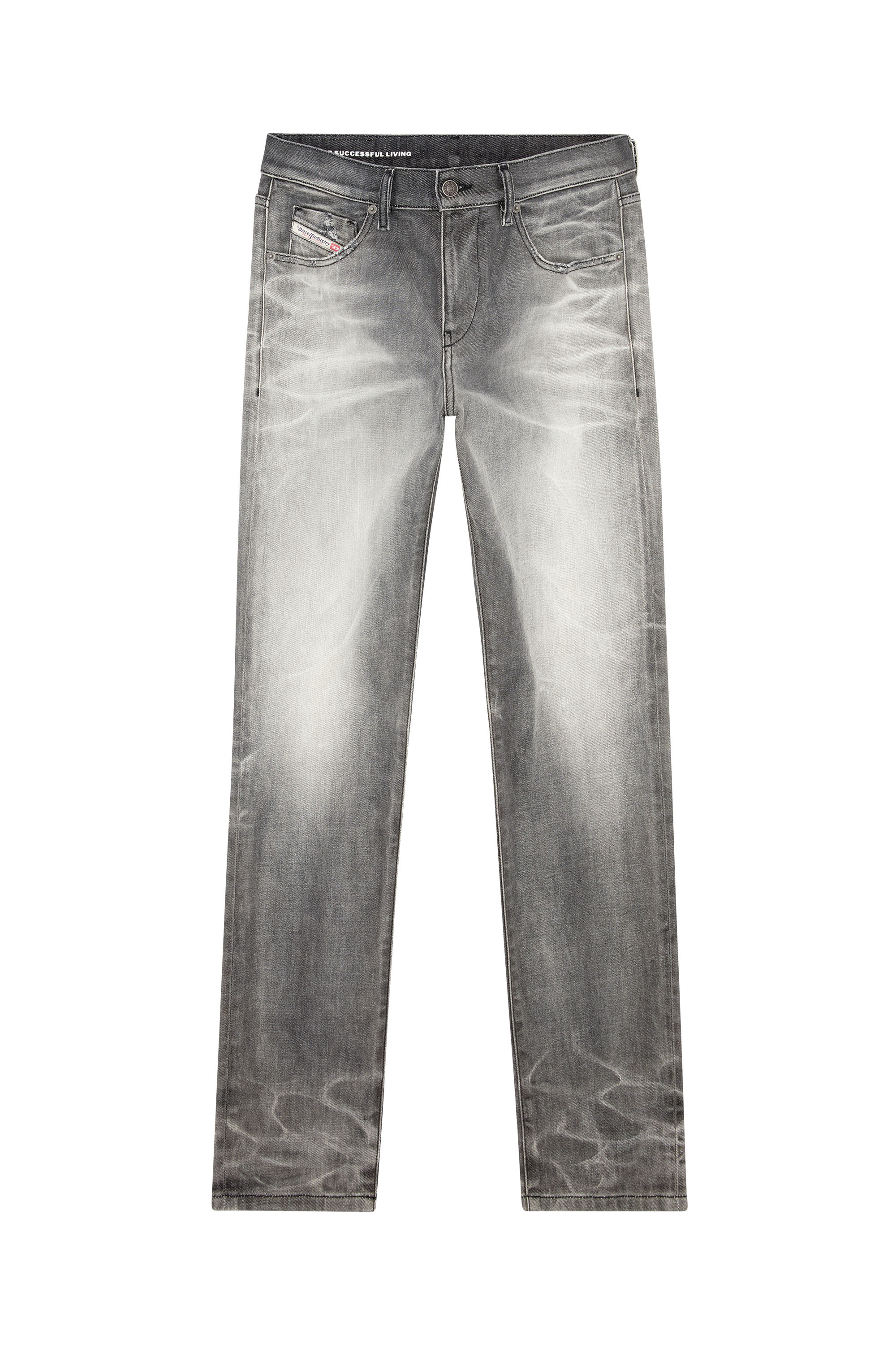 Diesel - Slim Jeans 2019 D-Strukt 09J58, Grigio scuro - Image 3