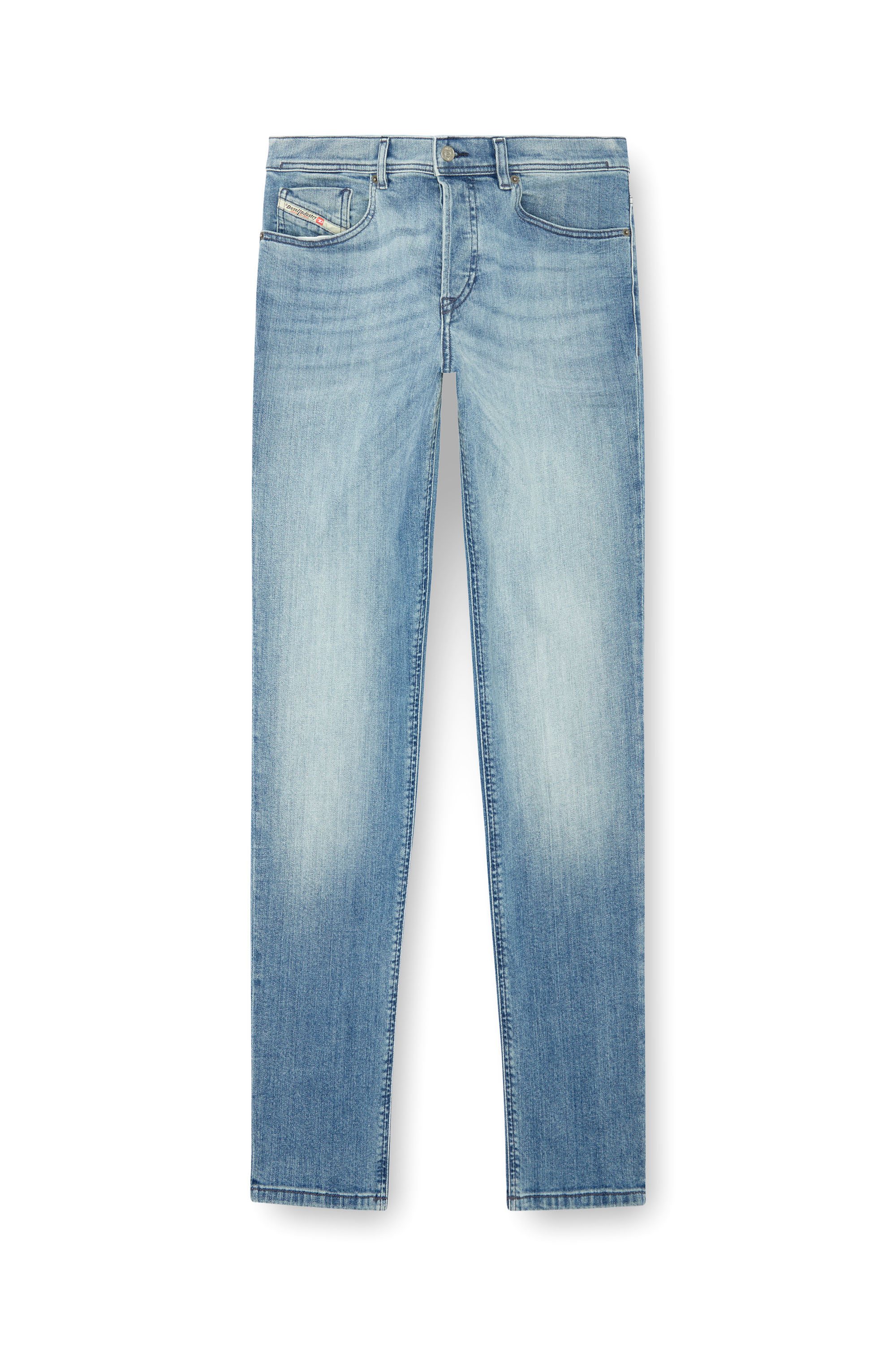 Diesel - Uomo Tapered Jeans 2023 D-Finitive 0GRDI, Blu Chiaro - Image 3