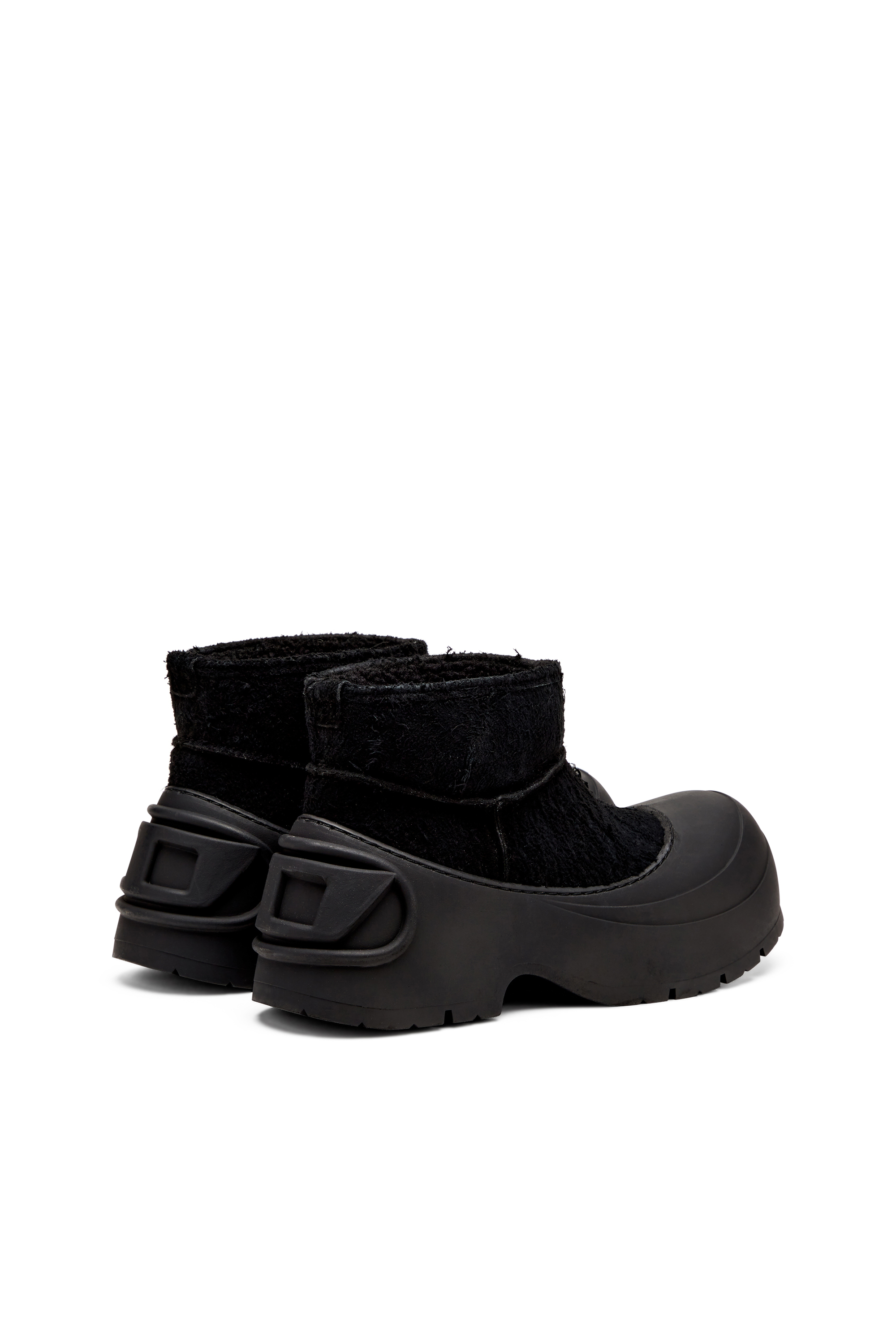 Diesel - D-DONALD MONTONE, Stivaletto chunky con suola carrarmato Uomo in Nero - 3