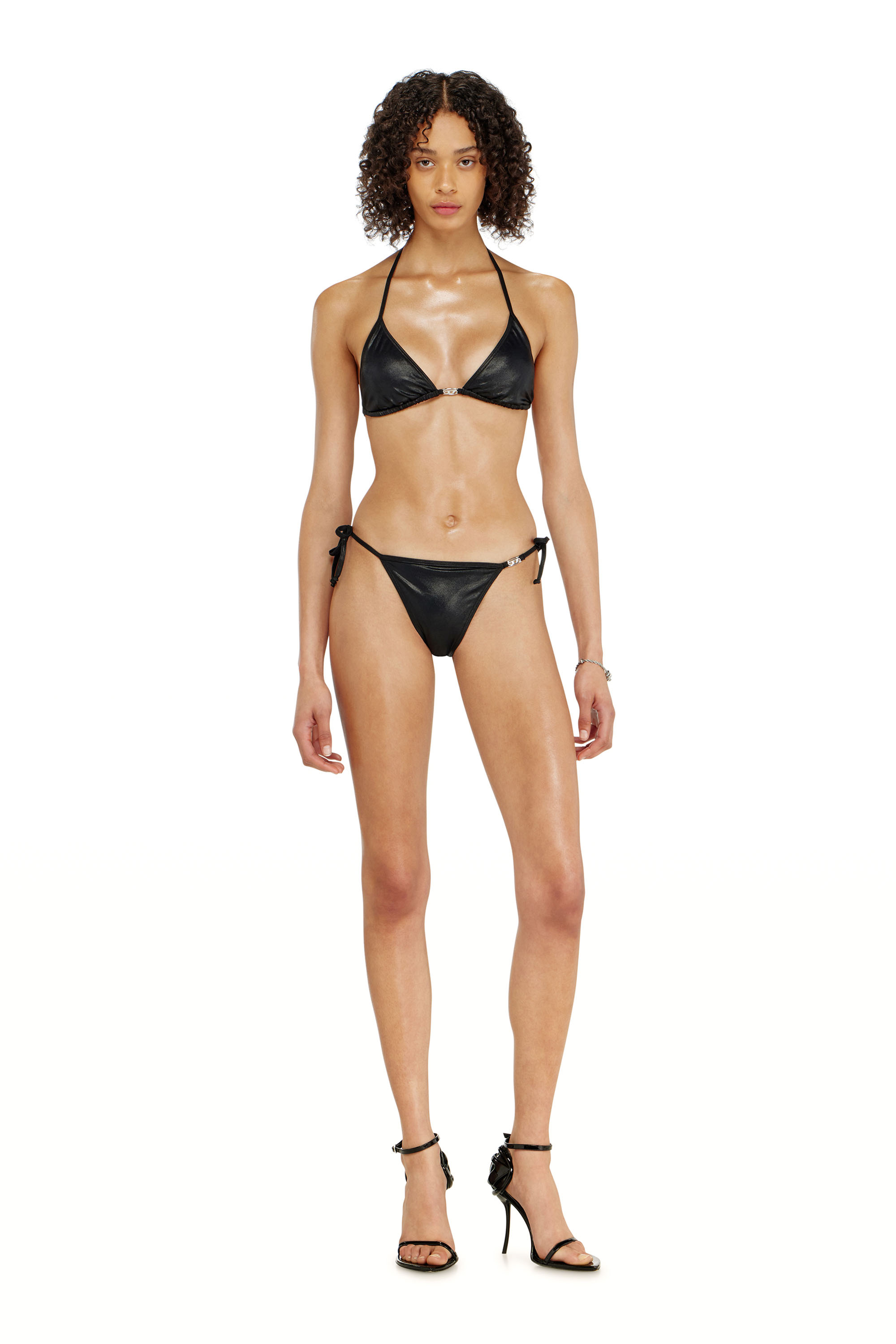 Diesel - ELETTRA-DNM, Bikini a triangolo in tessuto luminoso Donna in ToBeDefined - 2