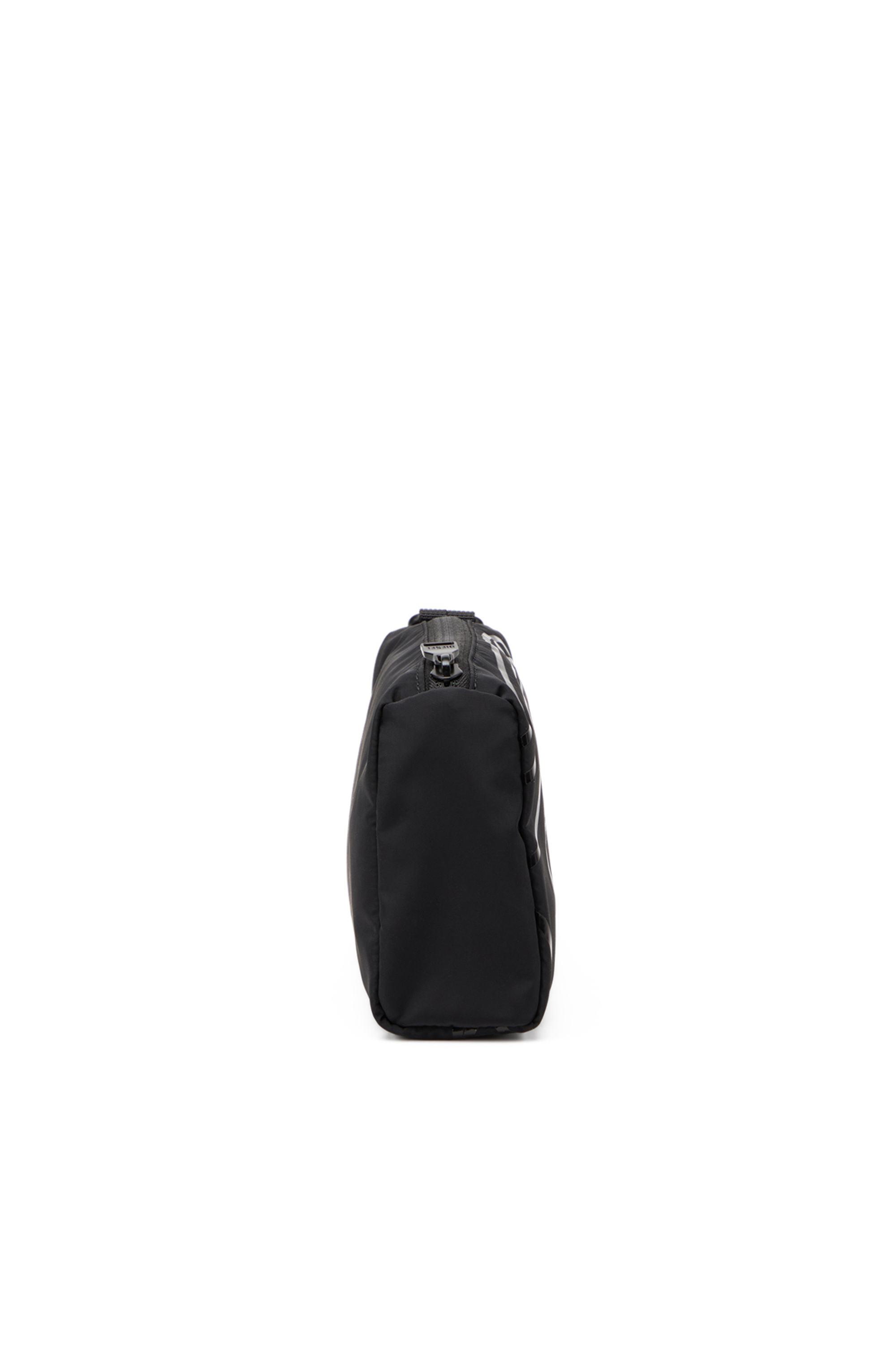 Diesel - DRAPE POUCH, Pouch in nylon con stampa Oval D Uomo in Nero - 3