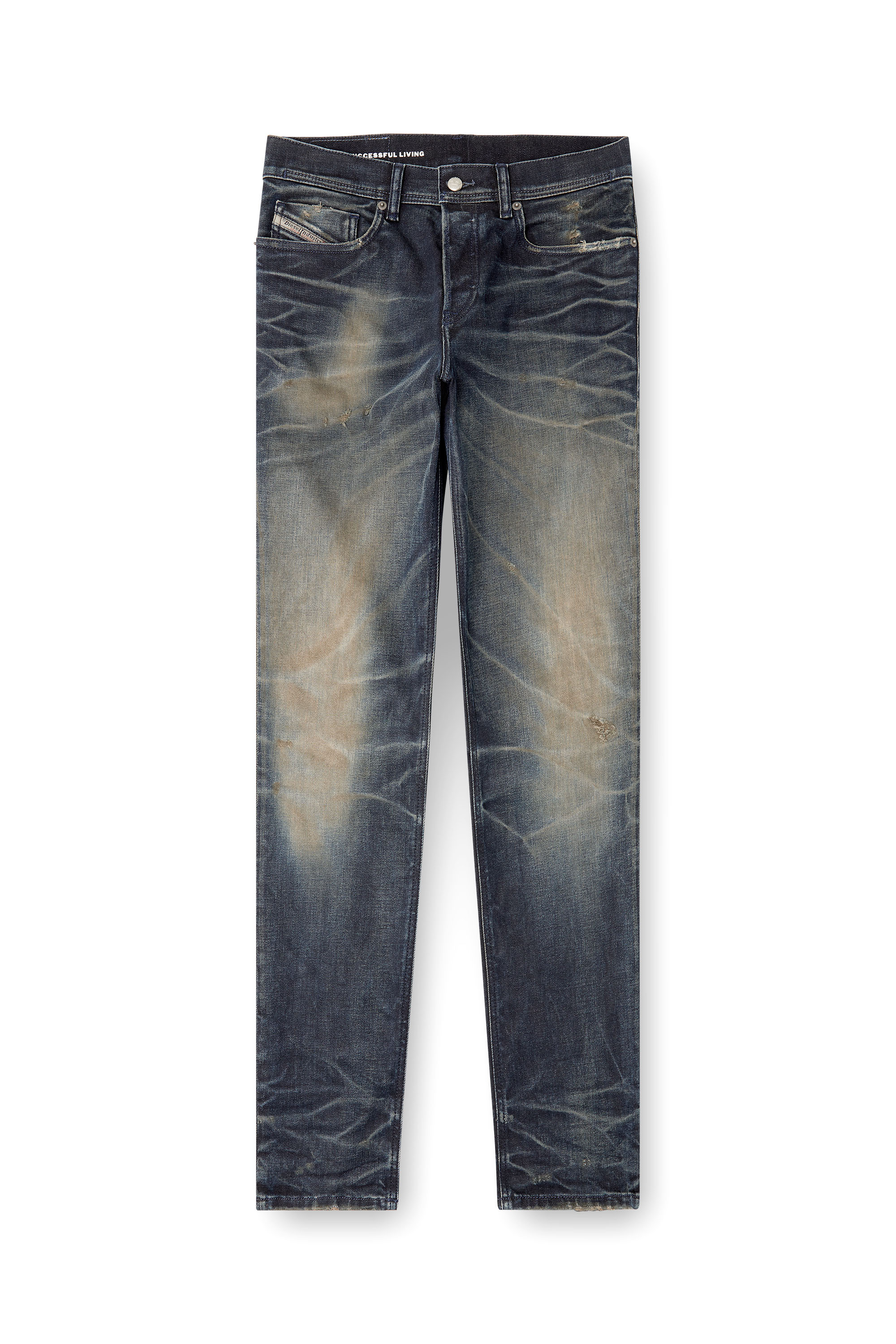 Diesel - Regular Jeans 2023 D-Finitive 09M46 Uomo, Blu Scuro - Image 3