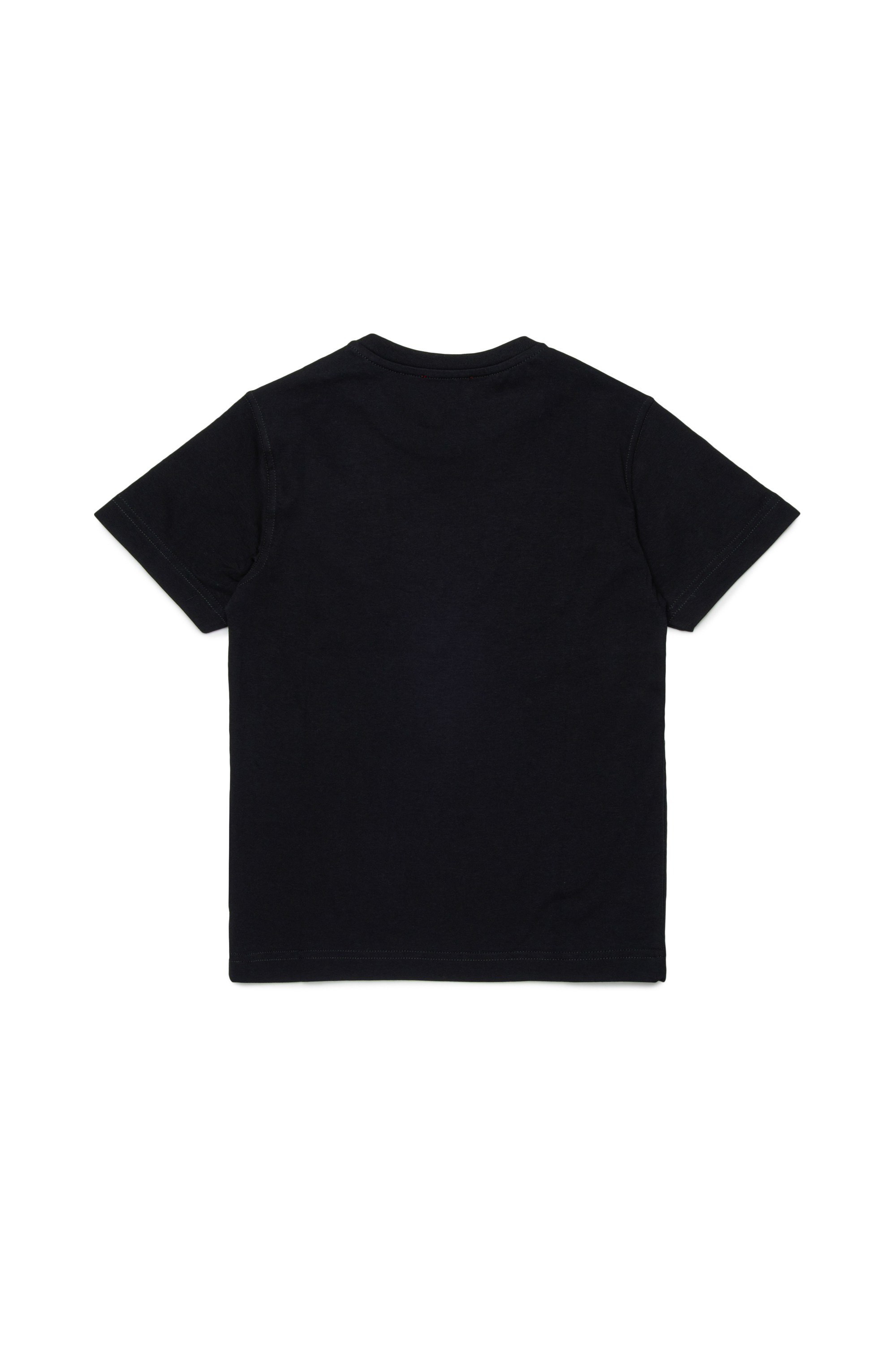 Diesel - TDIEGORL6, T-shirt con logo sbavato Uomo in Nero - 2