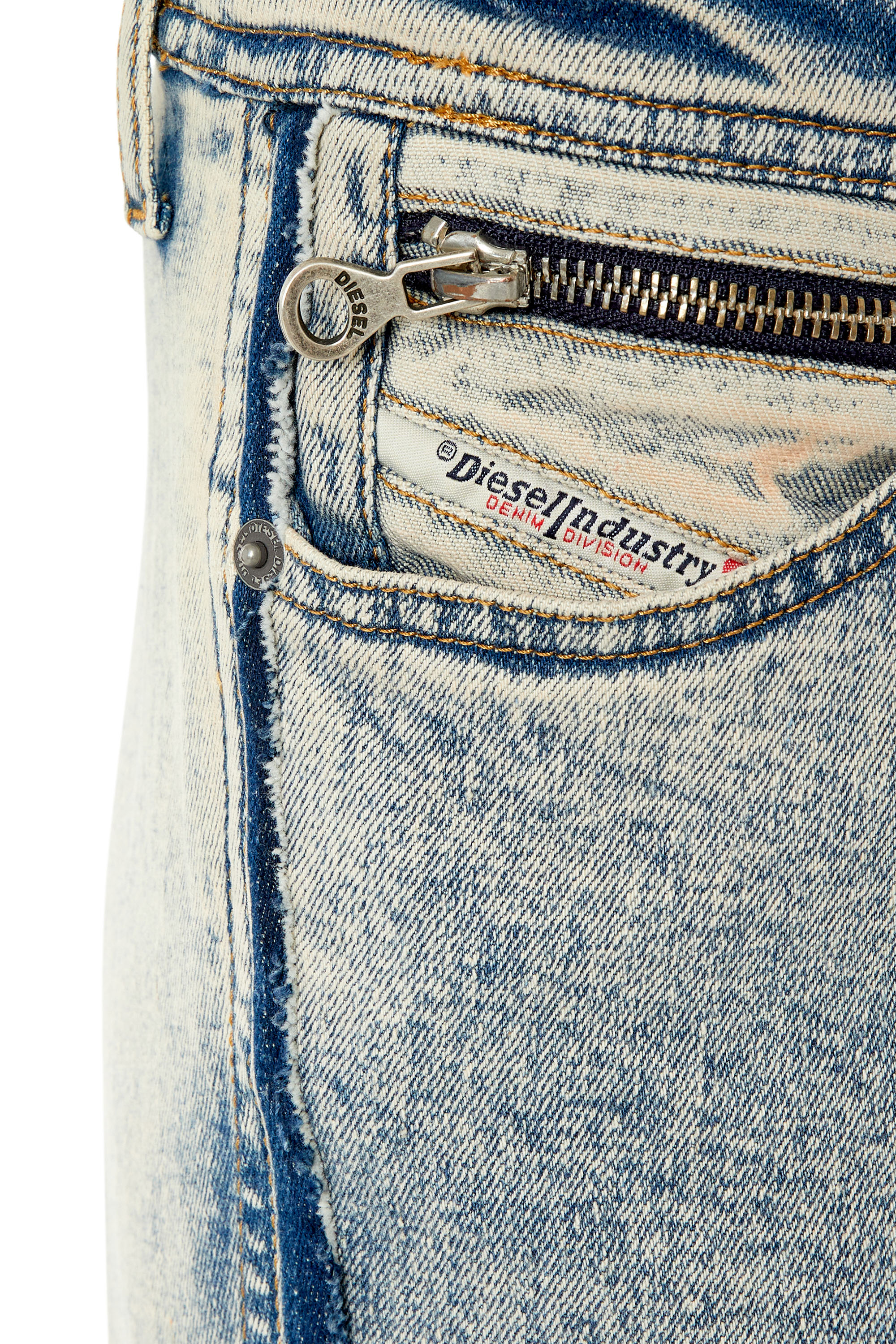 Diesel - D-Tail 09F12 Skinny Jeans, Blu medio - Image 4