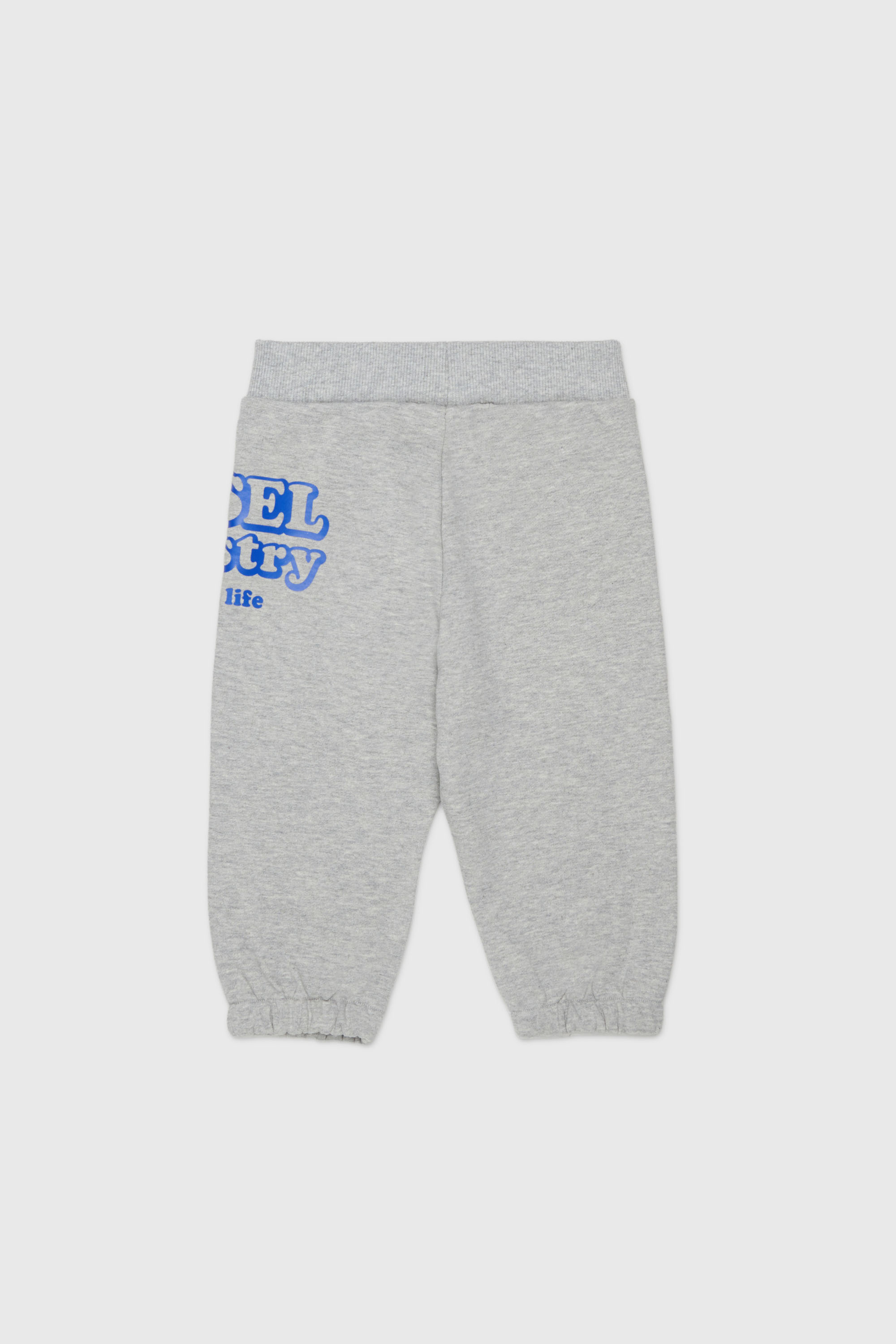 Diesel - PLODIMIB, Pantaloni in cotone con stampa Diesel Industry Uomo in Grigio - 2