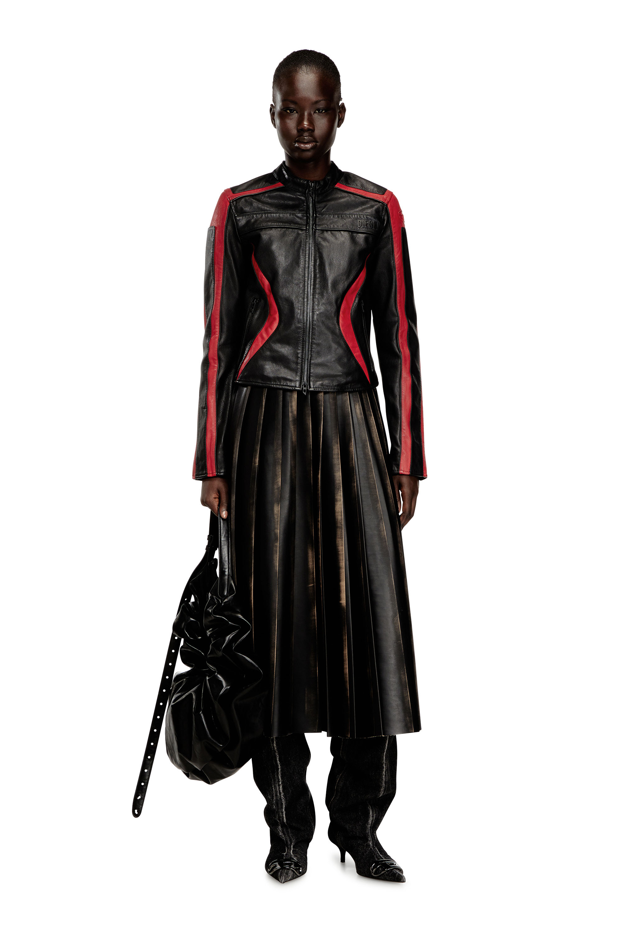 Diesel - O-SAKA, Gonna midi distressed pieghettata Donna in ToBeDefined - 2