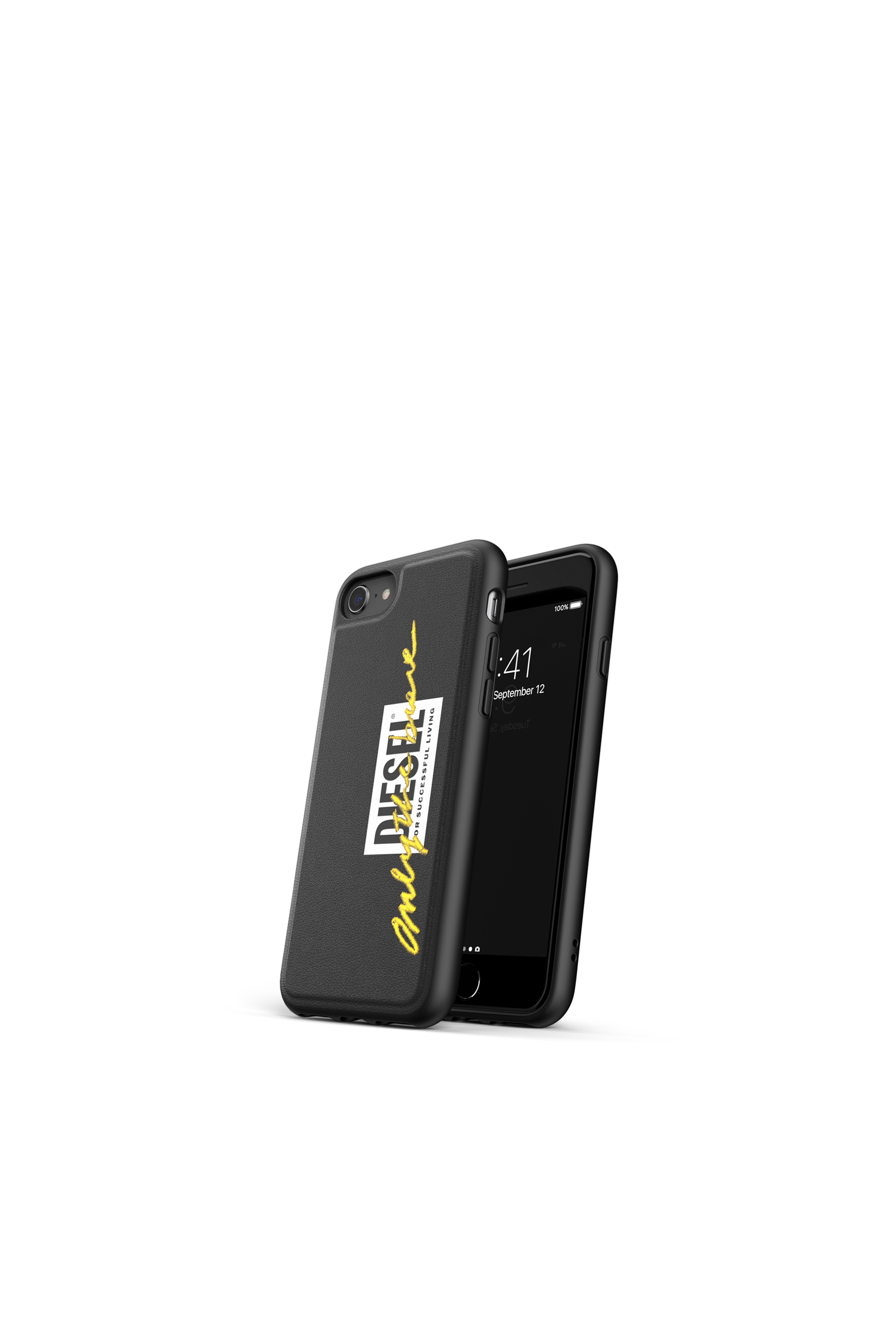 Diesel - 41984 STANDARD CASE, Custodia sagomata per iPhone 6/6s/7/8/SE Unisex in Nero - 3