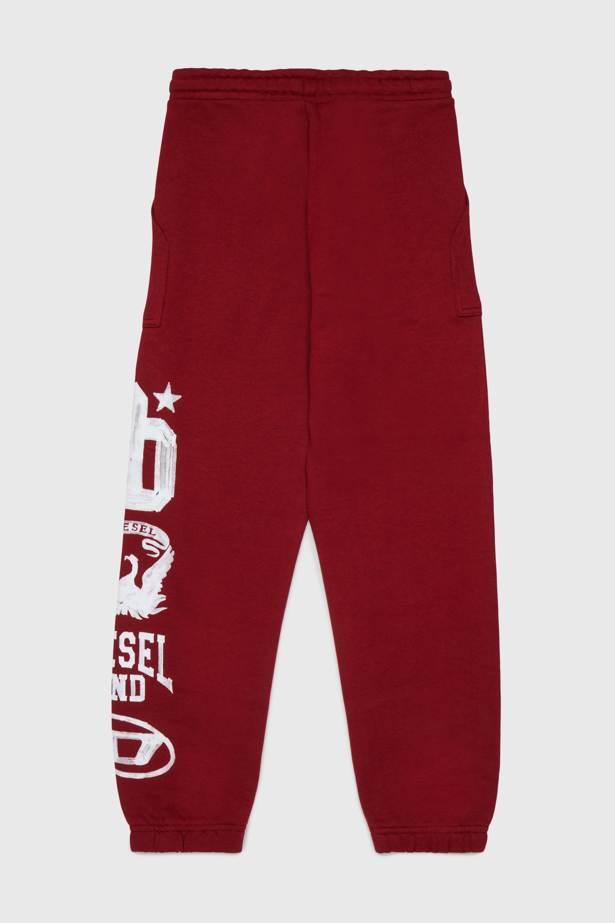 Diesel - PBUNDY, Pantaloni da tuta con loghi stile college Uomo in Rosso - 2