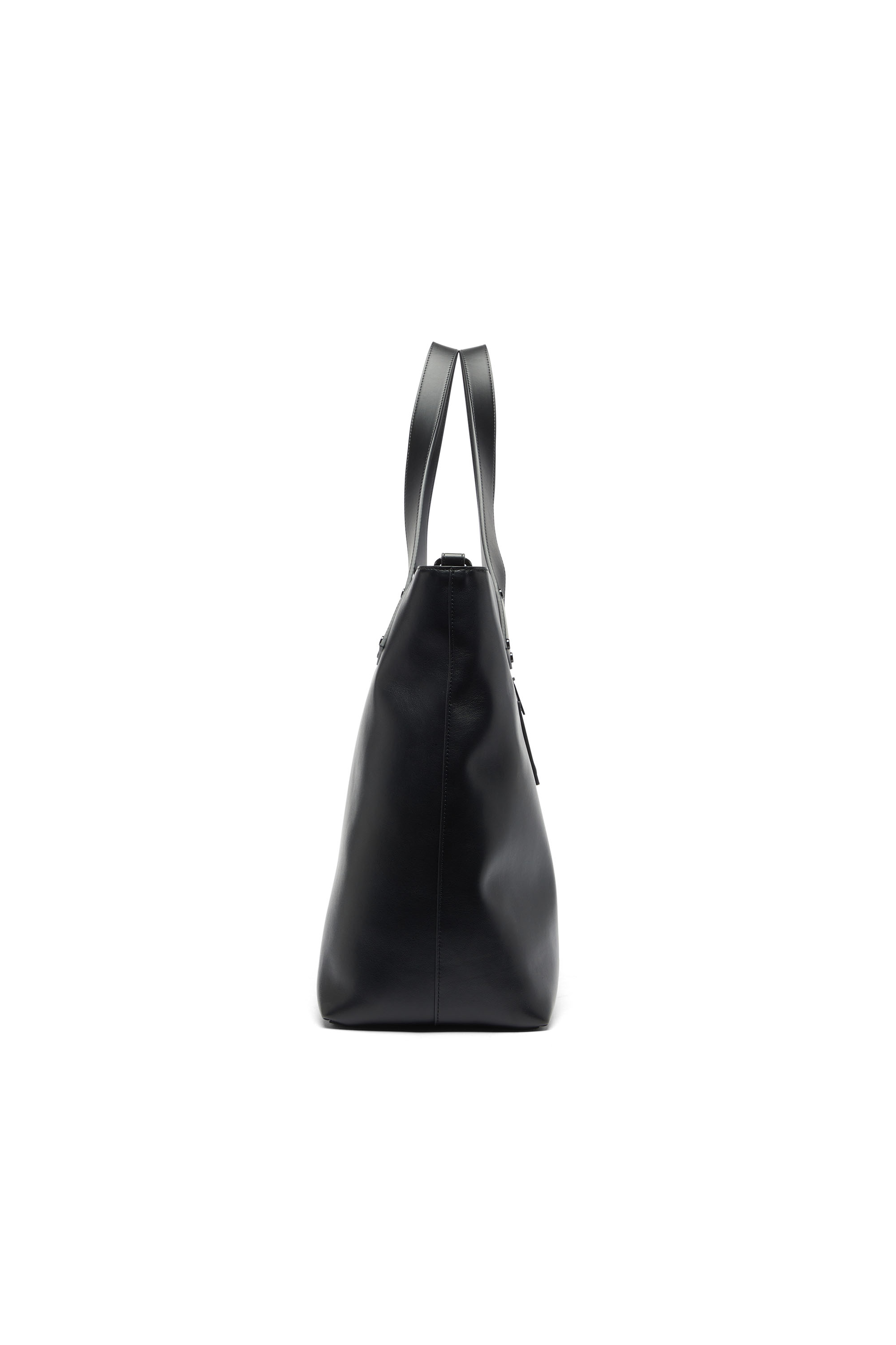 Diesel - RIVET-D TOTE E\W, Rivet-D - Shopping bag con zip e tasca con patta Uomo in Nero - 4