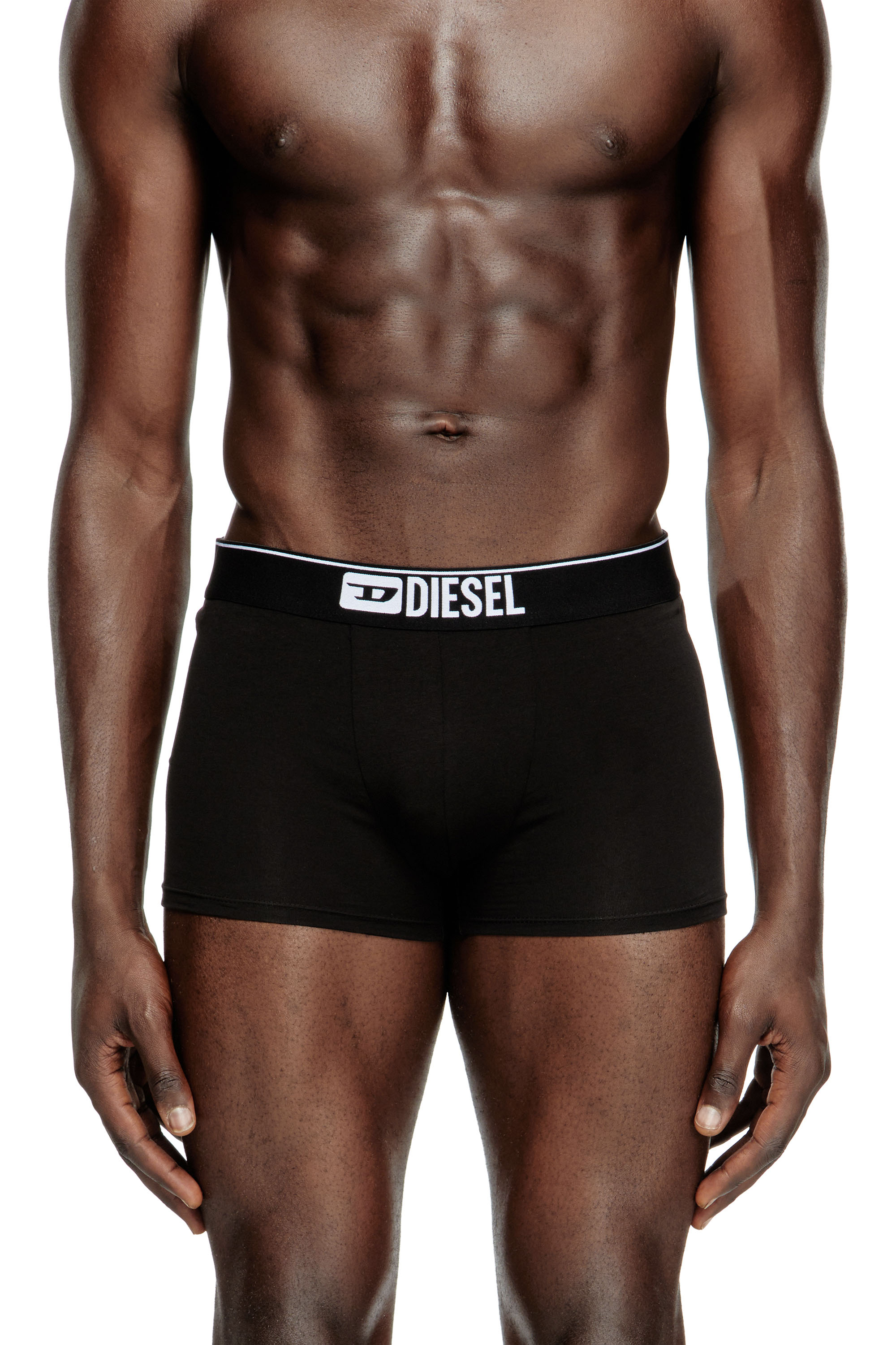 Diesel - UMBX-DAMIENFIVEPACK, Set di cinque boxer tinta unita Uomo in Nero - 3