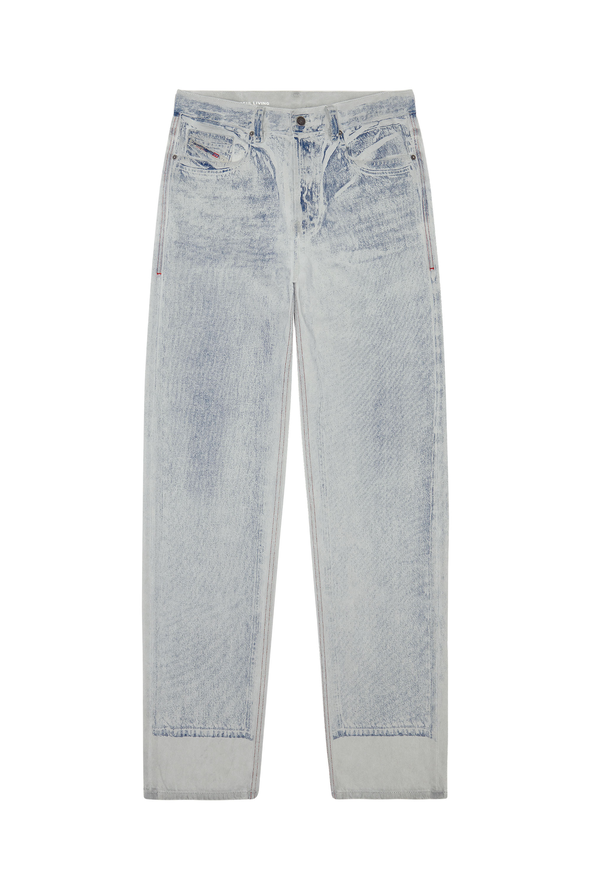 Diesel - 2010 D-Macs 09F23 Straight Jeans, Grigio Chiaro - Image 5