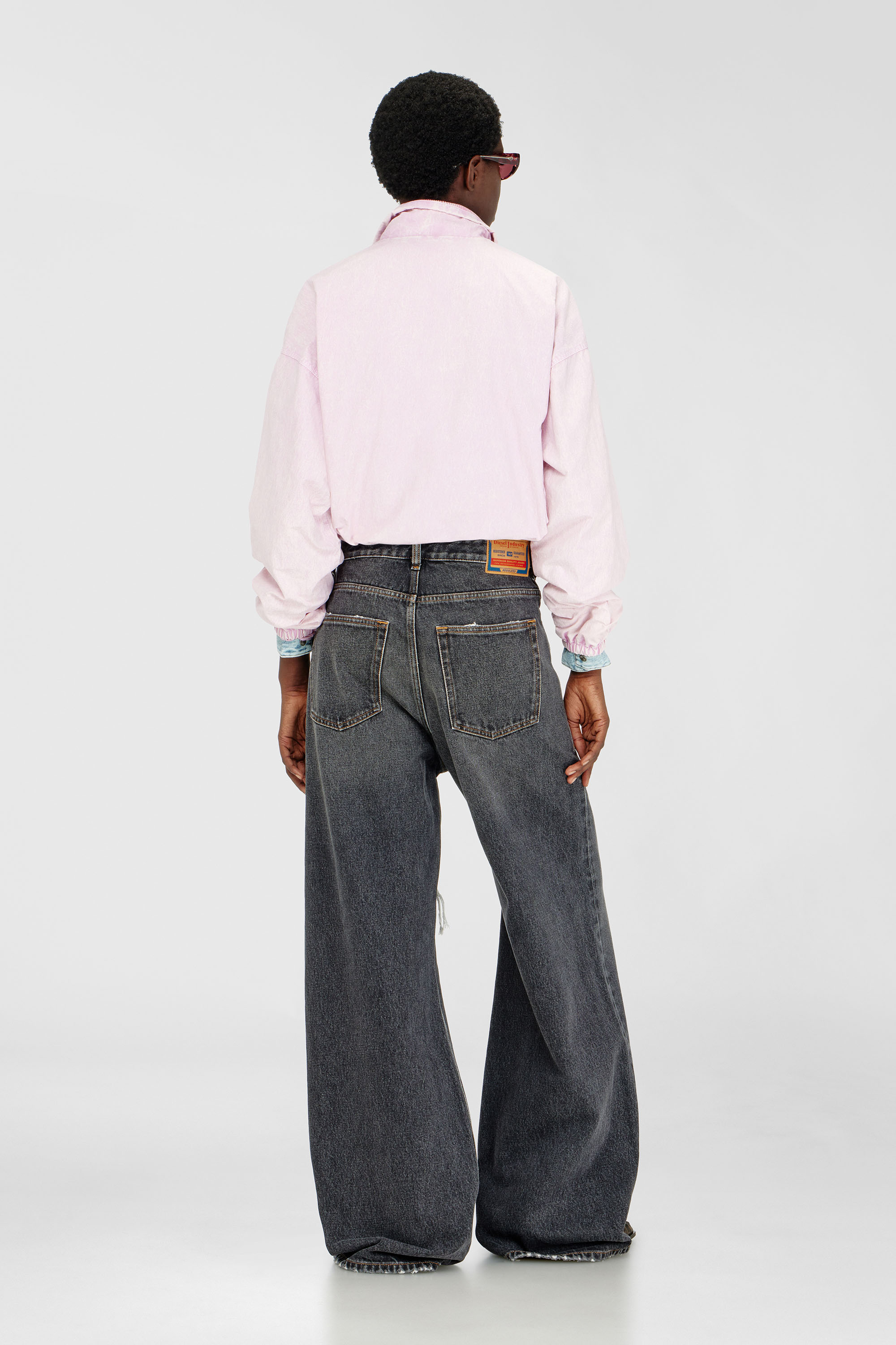 Diesel - Relaxed Jeans 1996 D-Sire 007F6 Unisex, Nero/Grigio scuro - Image 3
