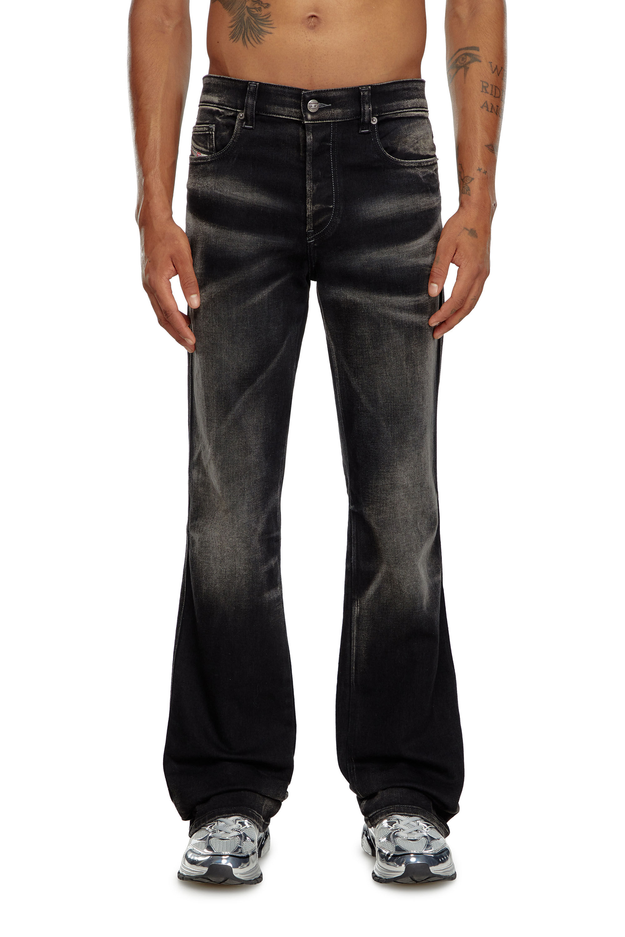 Diesel - Uomo Bootcut Jeans 1998 D-Buck 09J53, Nero/Grigio scuro - Image 2