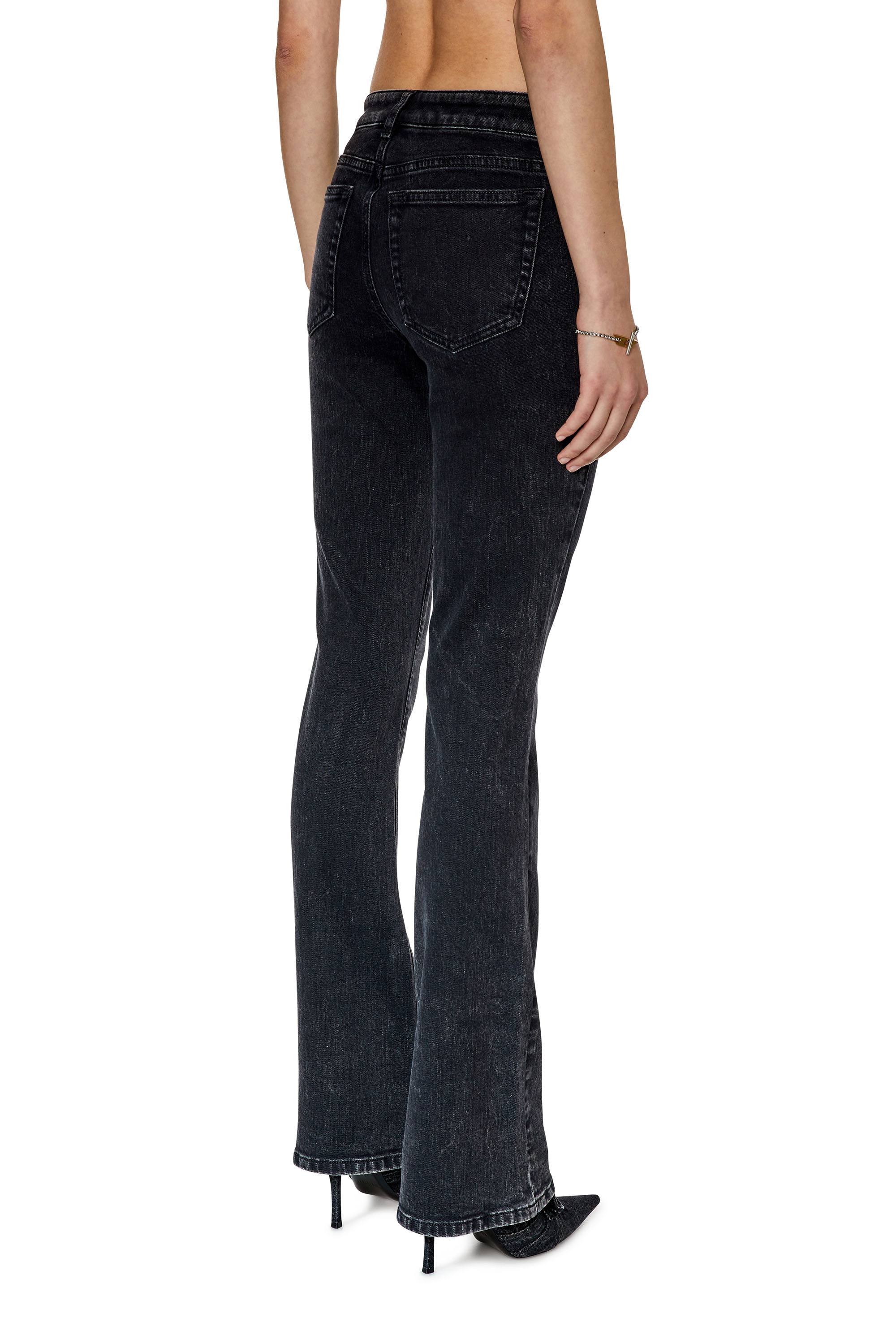 Diesel - Bootcut and Flare Jeans 1969 D-Ebbey 0ENAP, Nero/Grigio scuro - Image 2