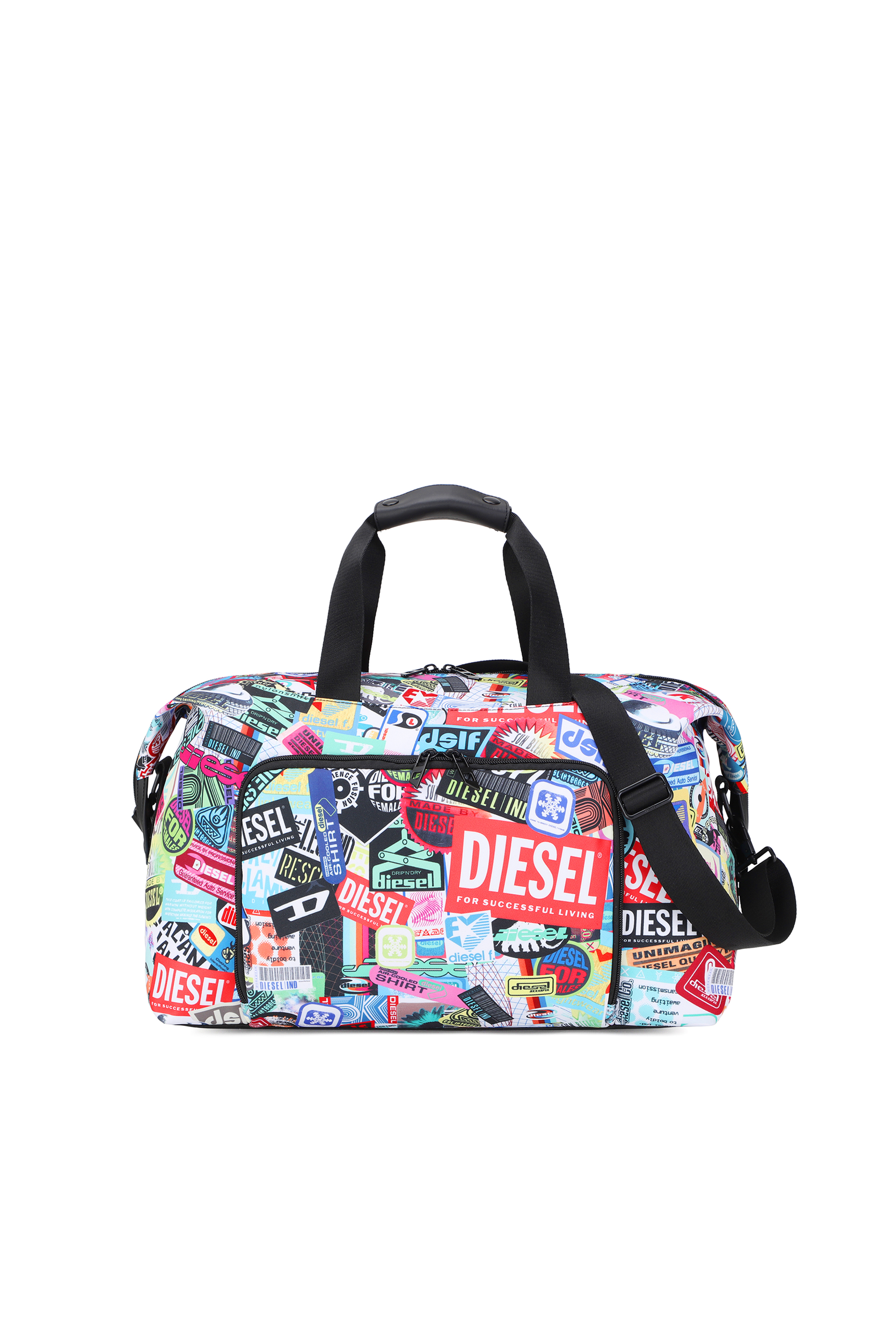 Diesel - DIESEL PC PRINTED DUFFLE-STICKERS- DSB00, Borsa da viaggio con adesivi Unisex in Multicolor - 1