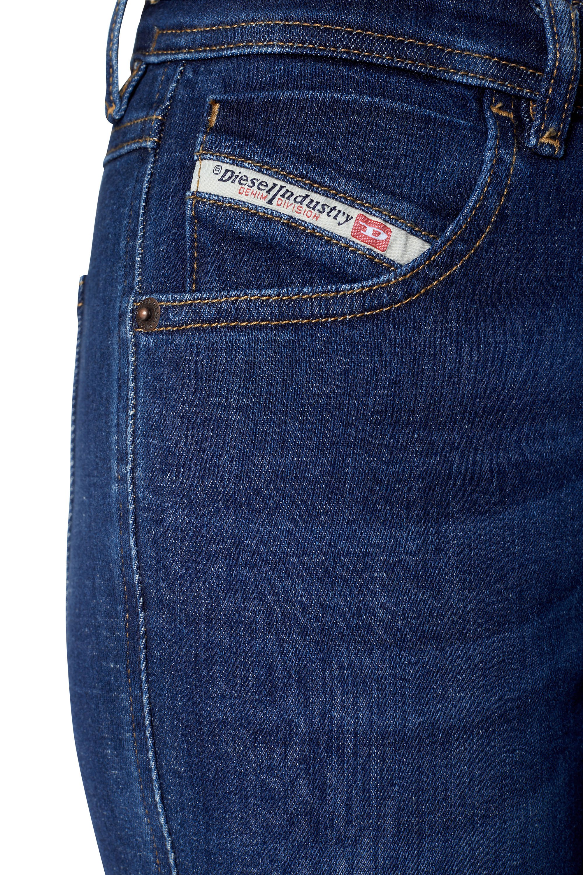 Diesel - Skinny Jeans 2015 Babhila 09C58, Blu Scuro - Image 5