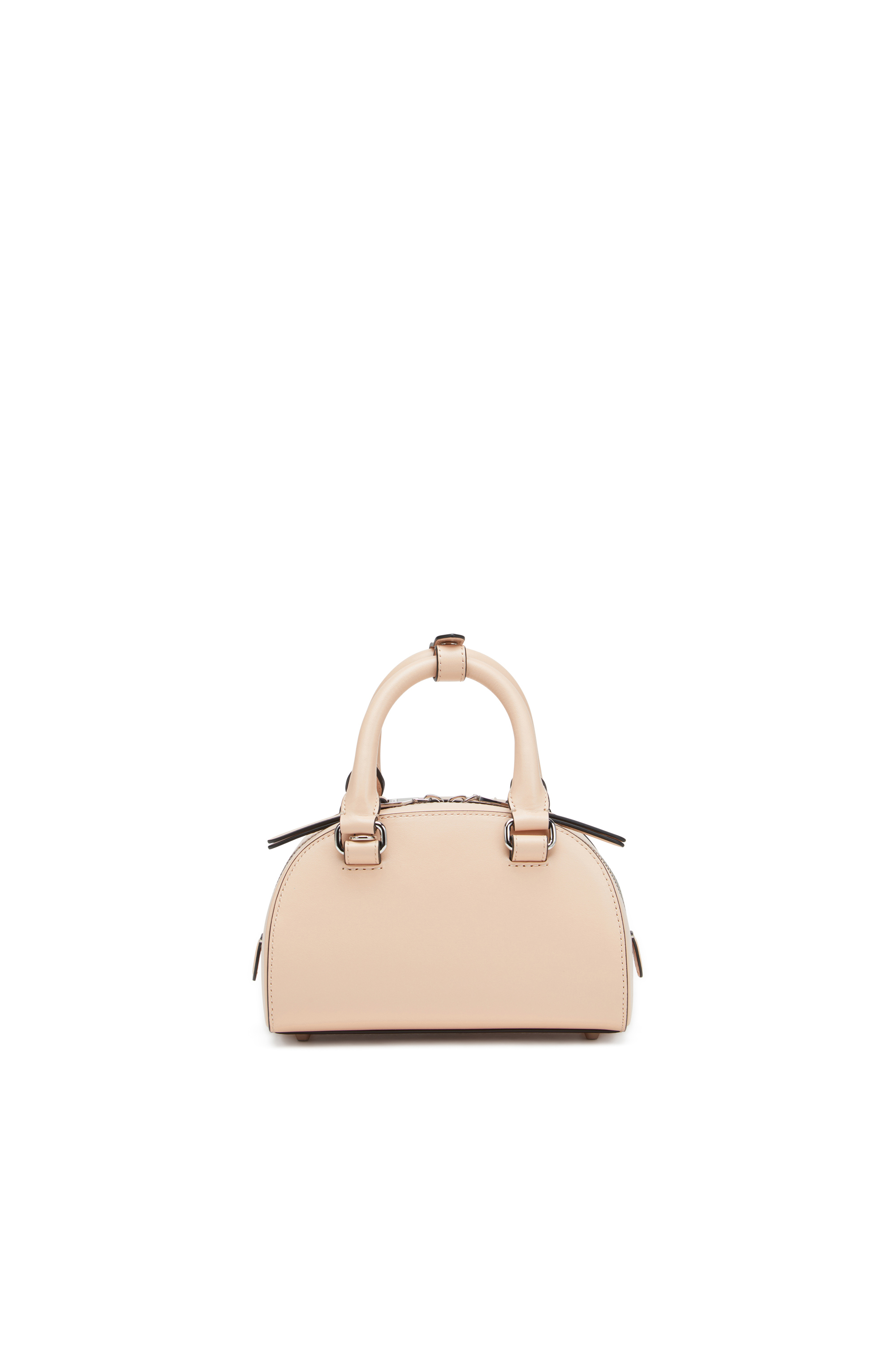 Diesel - 1DR DOME CROSSBODY, Borsa bowling mini in pelle Donna in Rosa - 2