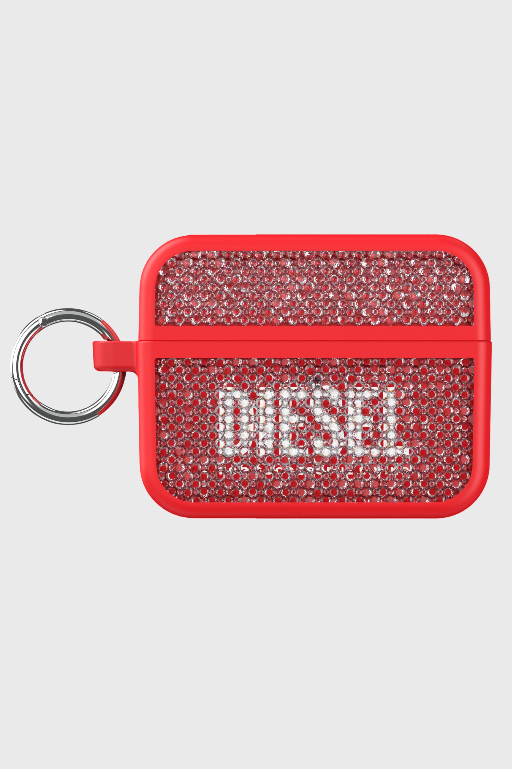 Diesel - 60196 AIRPOD CASE AIRPODS CASE, Cover Swarosky per Airpods Pro / Pro 2 Unisex in Rosso - 1