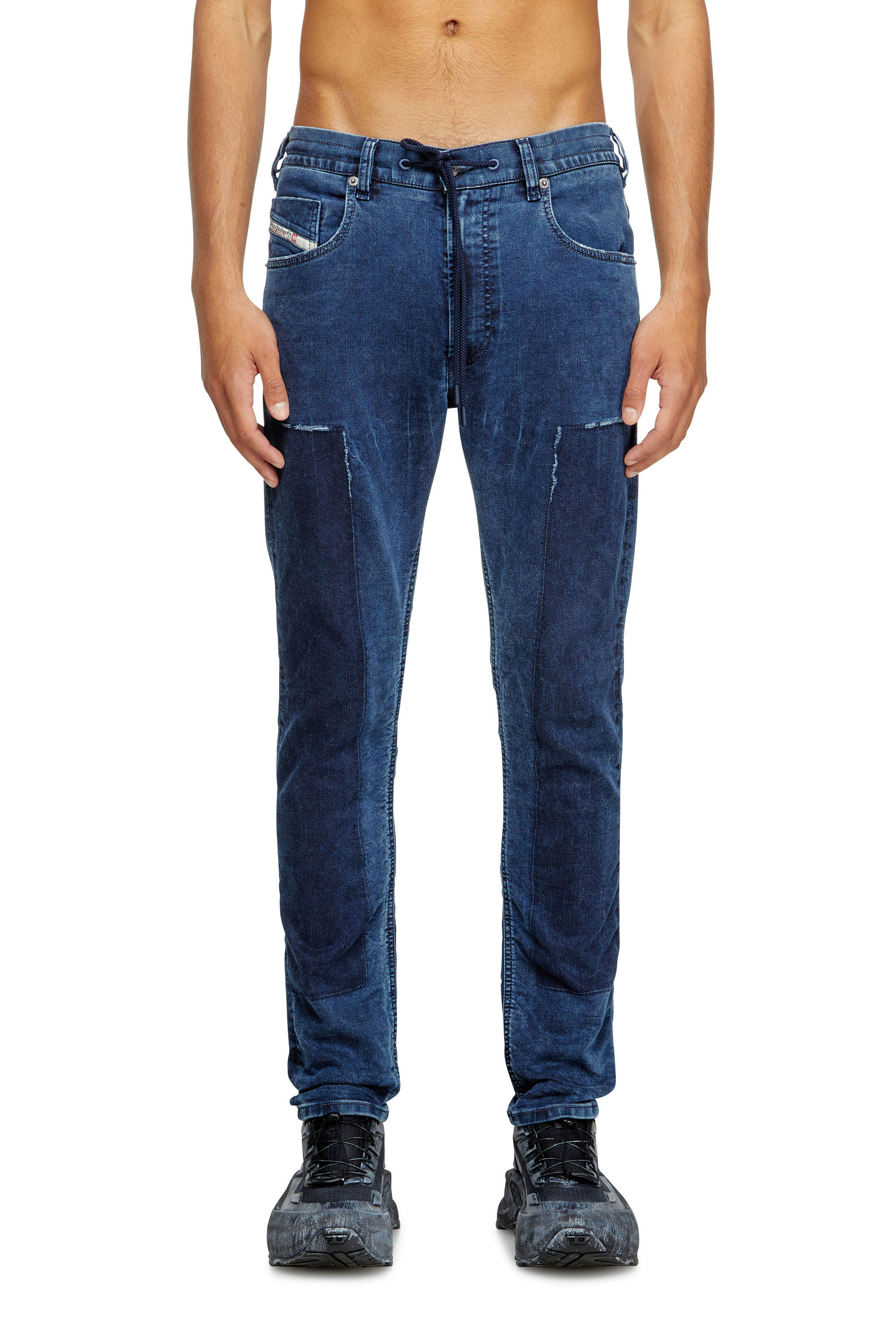 Diesel - Regular 2030 D-Krooley Joggjeans® 09M36 Uomo, Blu Scuro - Image 1