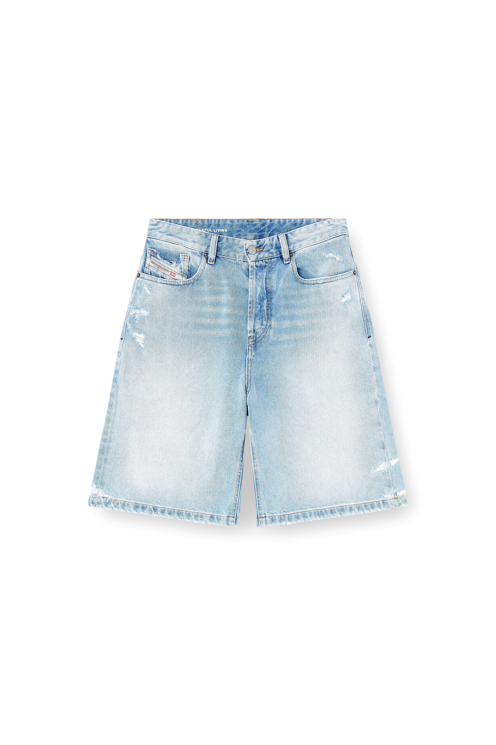 Diesel - DE-SIRE-SHORT, Short in denim distressed Donna in ToBeDefined - 2
