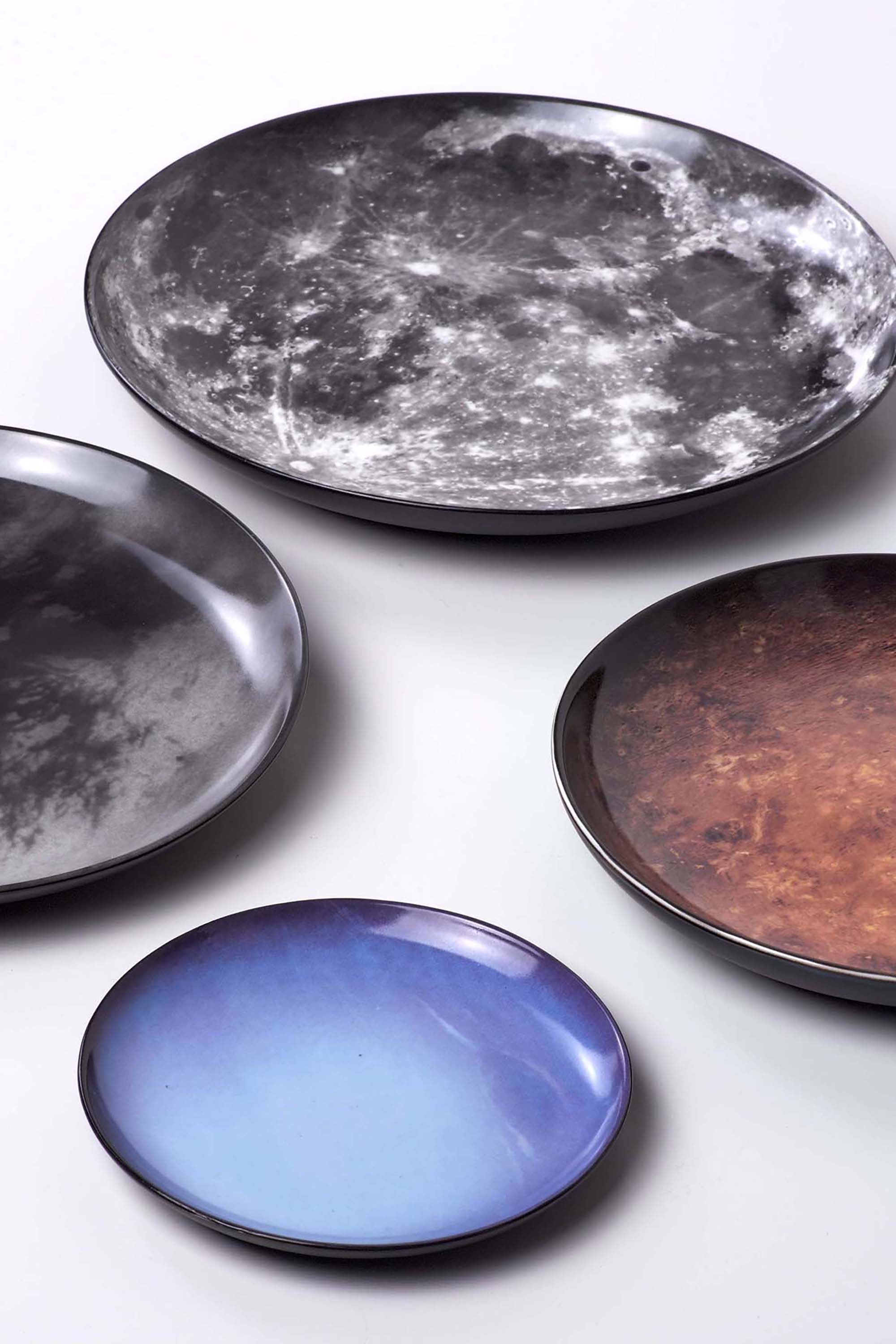 Diesel - 10823 COSMIC DINER, Piatto piano in porcellana "marte" Unisex in Arancione - 2