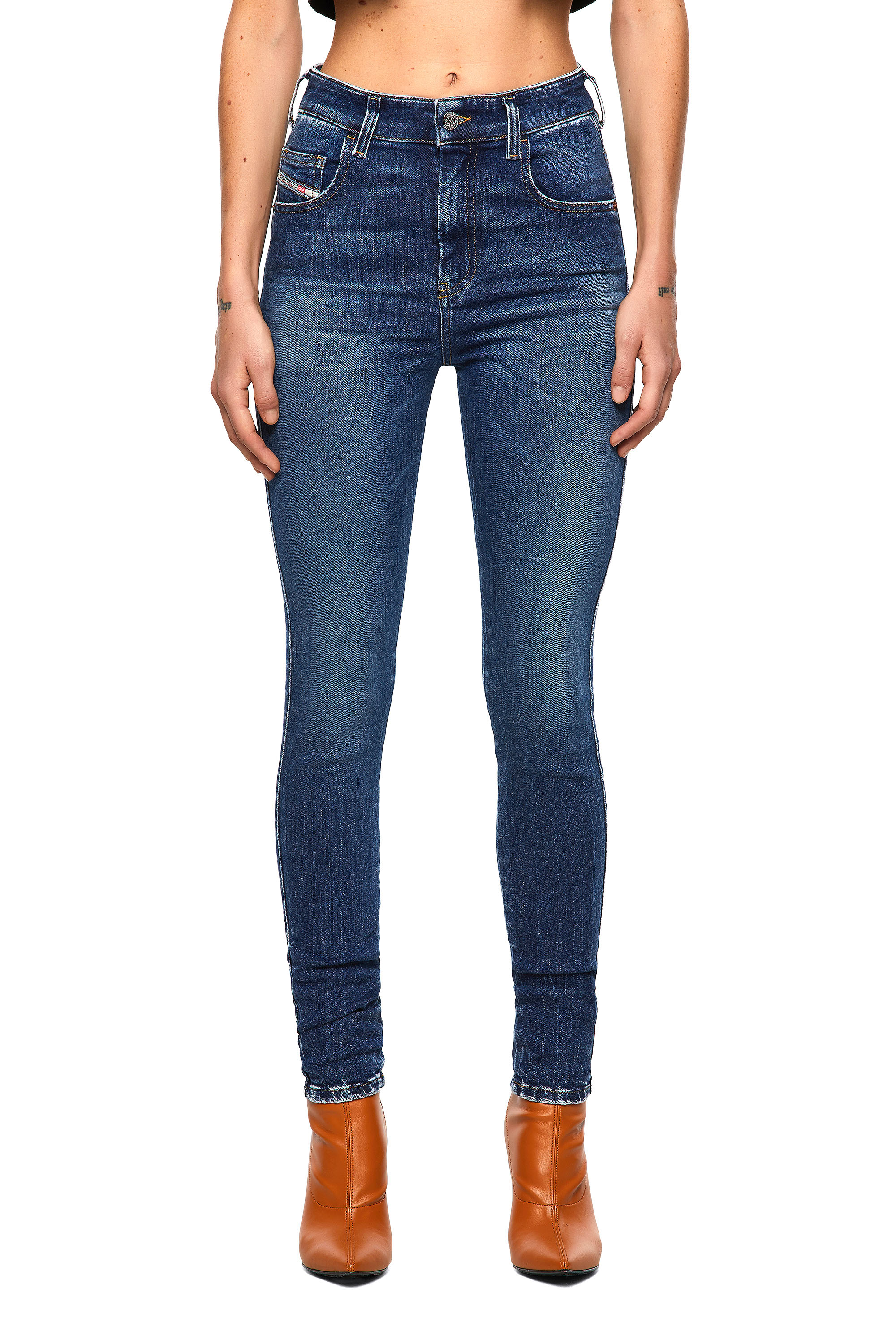 Slandy High 009ZX, Blu Scuro - Jeans
