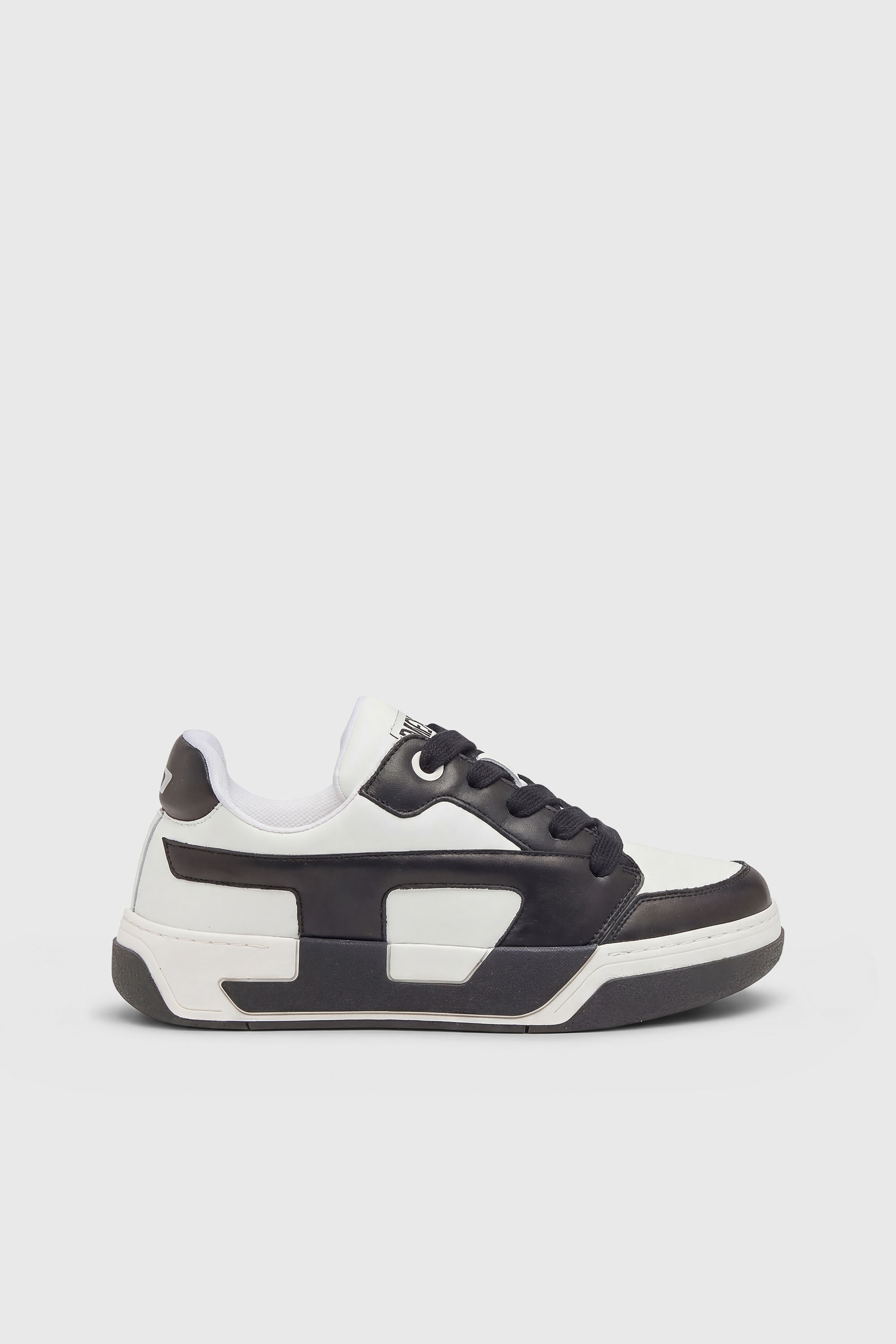 Diesel - S-D-OLLIE LOW, S-D-Ollie-Sneaker da uomo in pelle color block Uomo in Bianco - 1