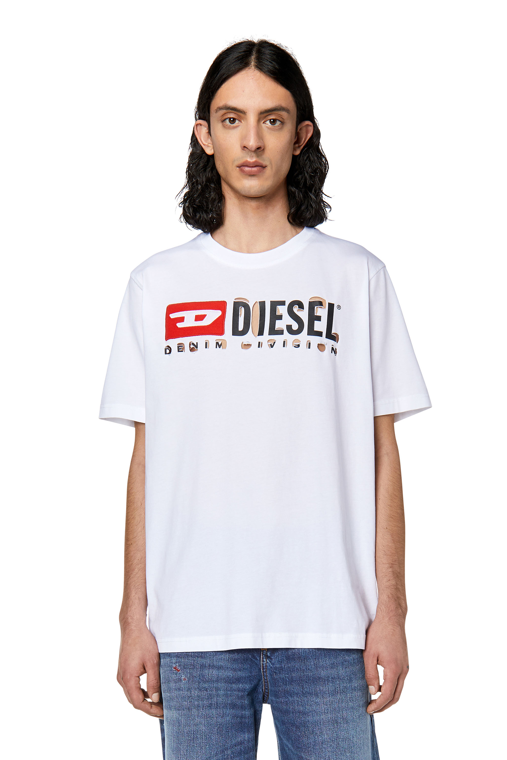 Diesel - T-JUST-DIVSTROYED, Bianco - Image 1